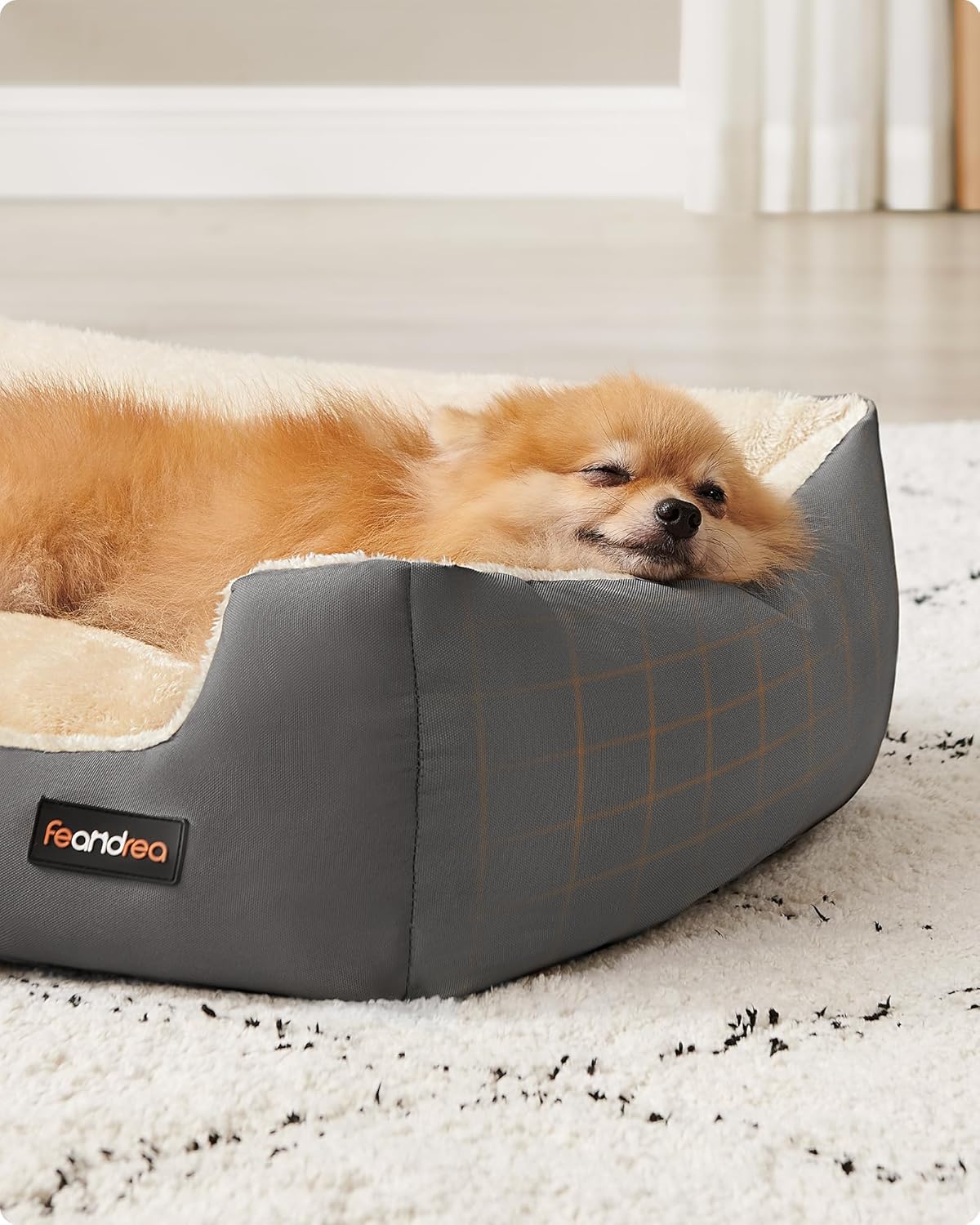 Detalle de Feandrea Dog Bed: Removable Reversible Cushion Sofa Bed for Medium Dogs (85 x 65 x 21 cm)