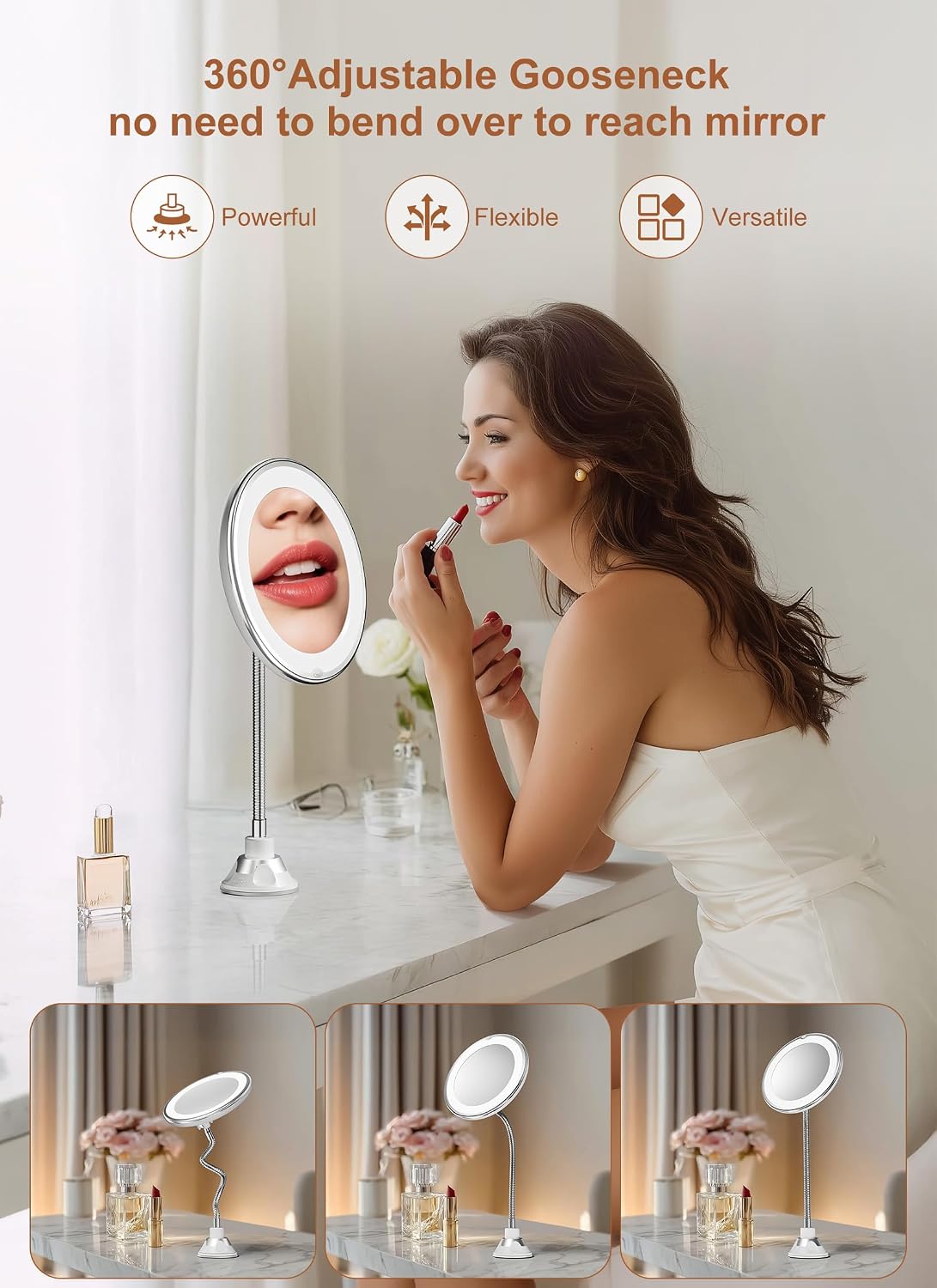Thumbnail 6 de Brightown 10x Magnifying Mirror