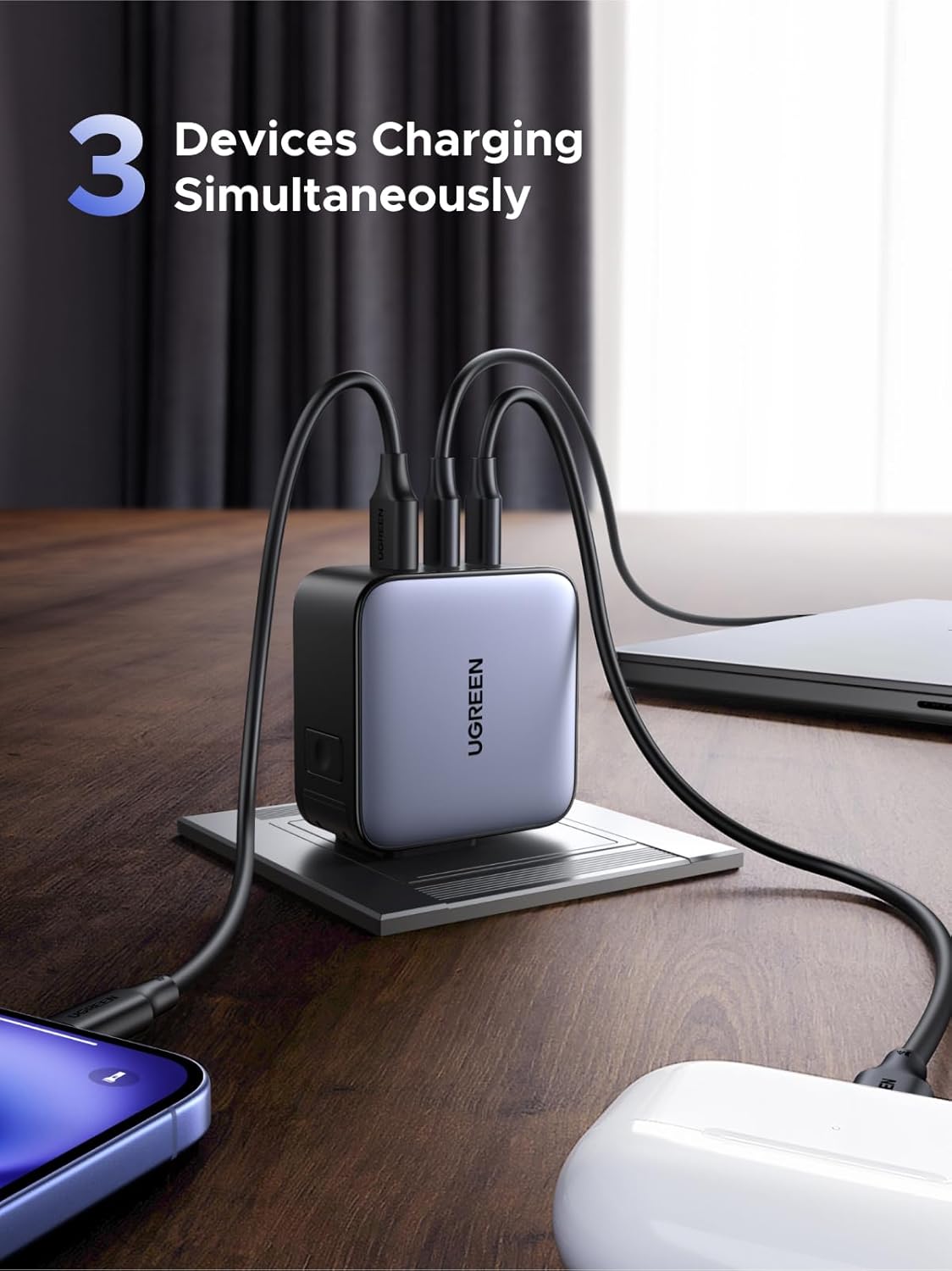 Thumbnail 1 de UGREEN Nexode 65W GaN USB‑C Charger for MacBook