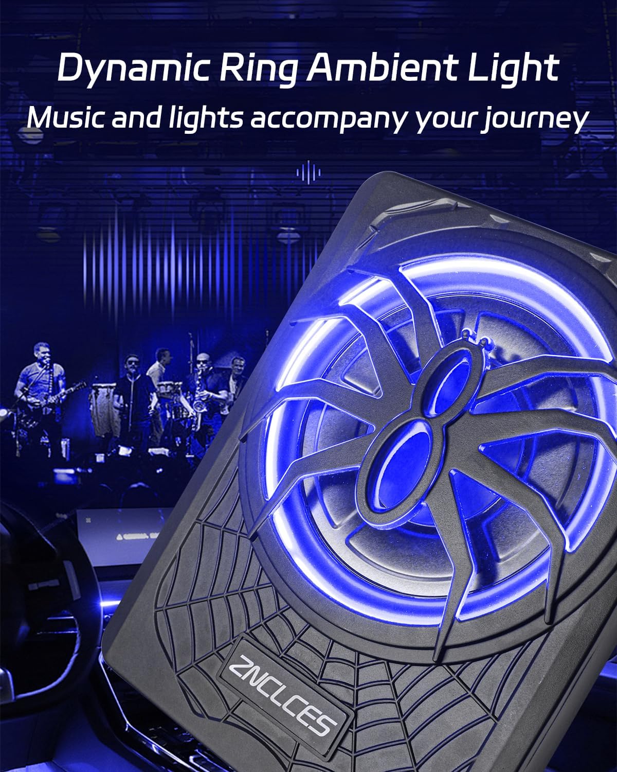Thumbnail 5 de Znclces 2025 10" 1200W Slim Under-Seat Subwoofer ๐