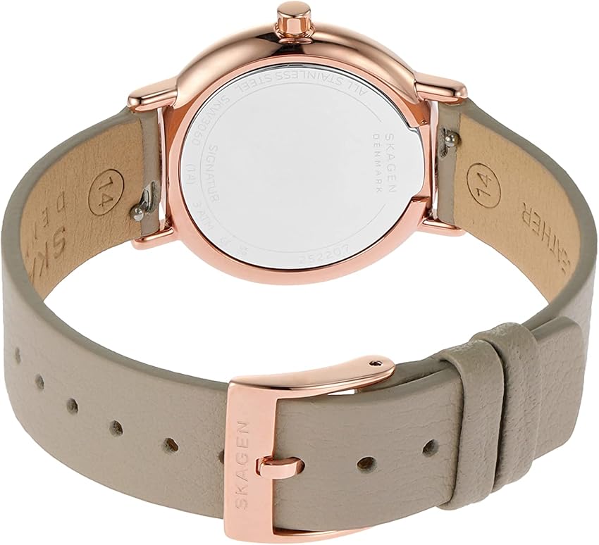 Thumbnail 4 de Skagen Signatur Lille 30 mm azul y oro rosa ⌚