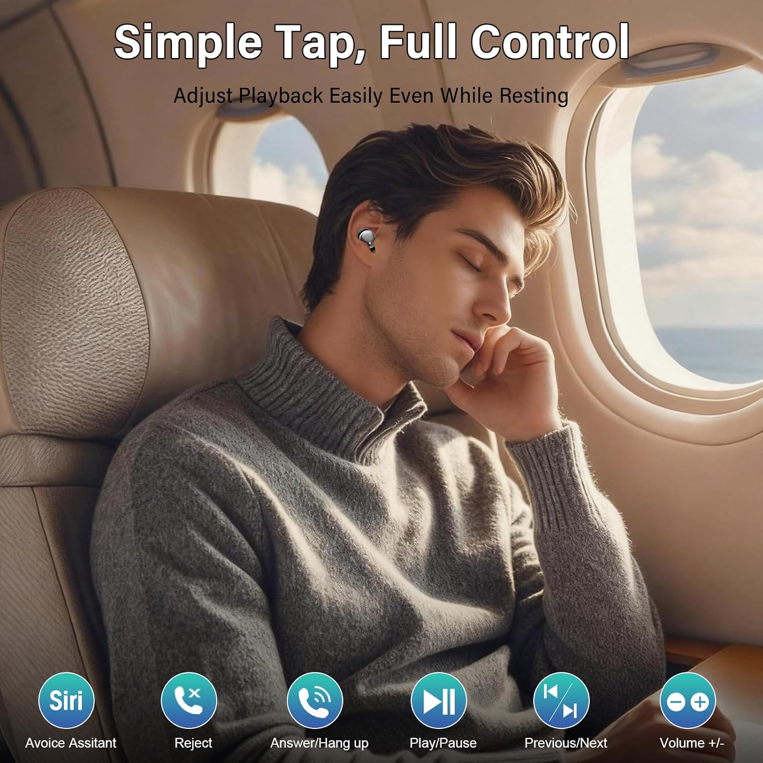 Thumbnail 6 de Sleep Earbuds with Bluetooth 5.4, 48-Hour Battery and Personal Alarm