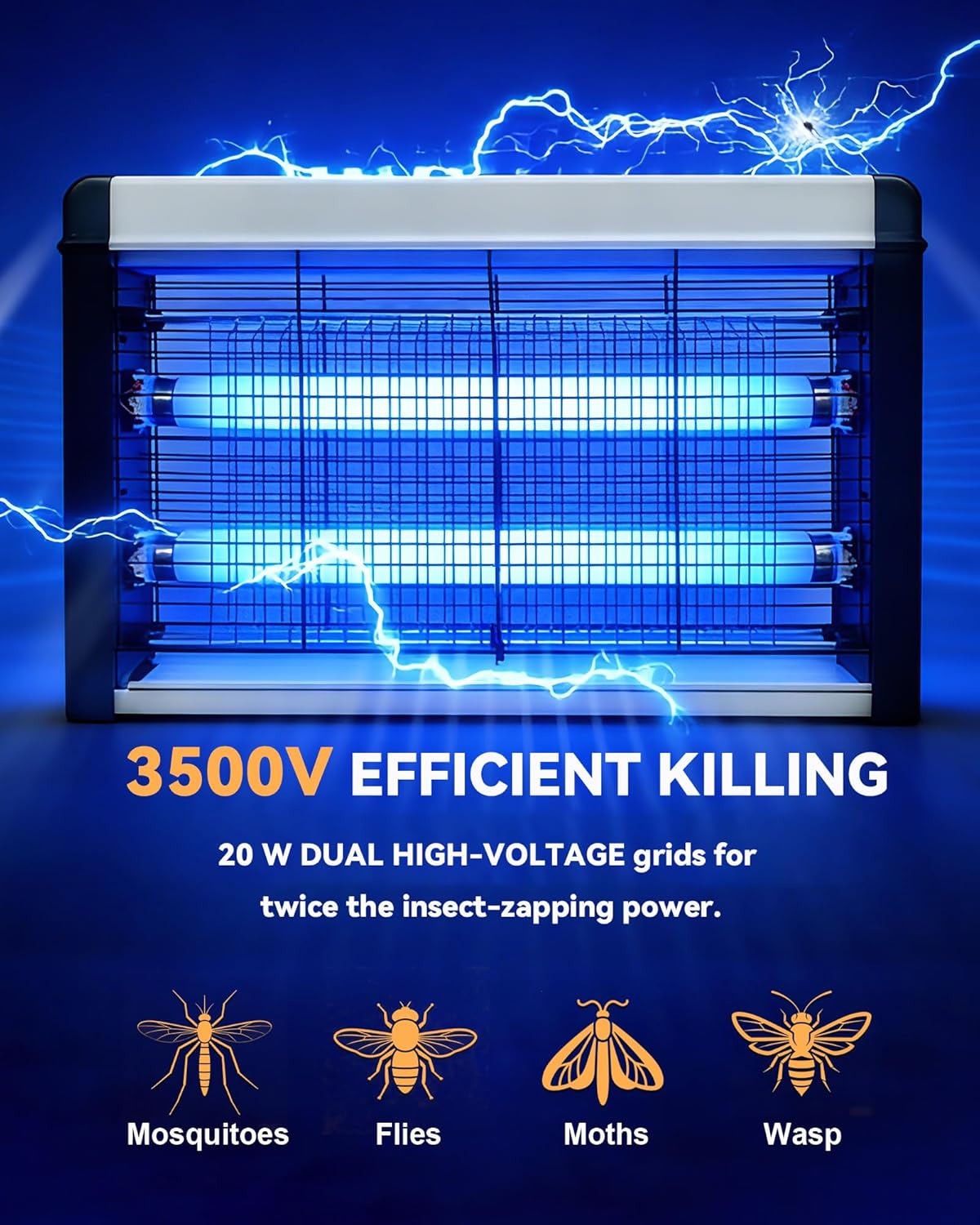 Detalle 2 de Sereniton Fly Zapper 3500V Indoor
