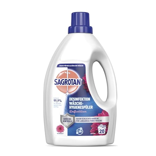 Detalle 2 de Sagrotan Wäsche-Hygienespüler Duftedition – Desinfektionsspüler für hygienisch saubere Wäsche (4 x 1,5 l)