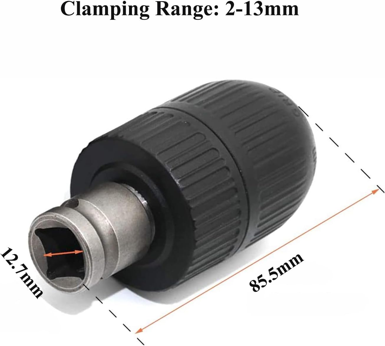 Detalle de Secwell FO70 självspännande chuck 2–13 mm med SDS-Plus-adapter