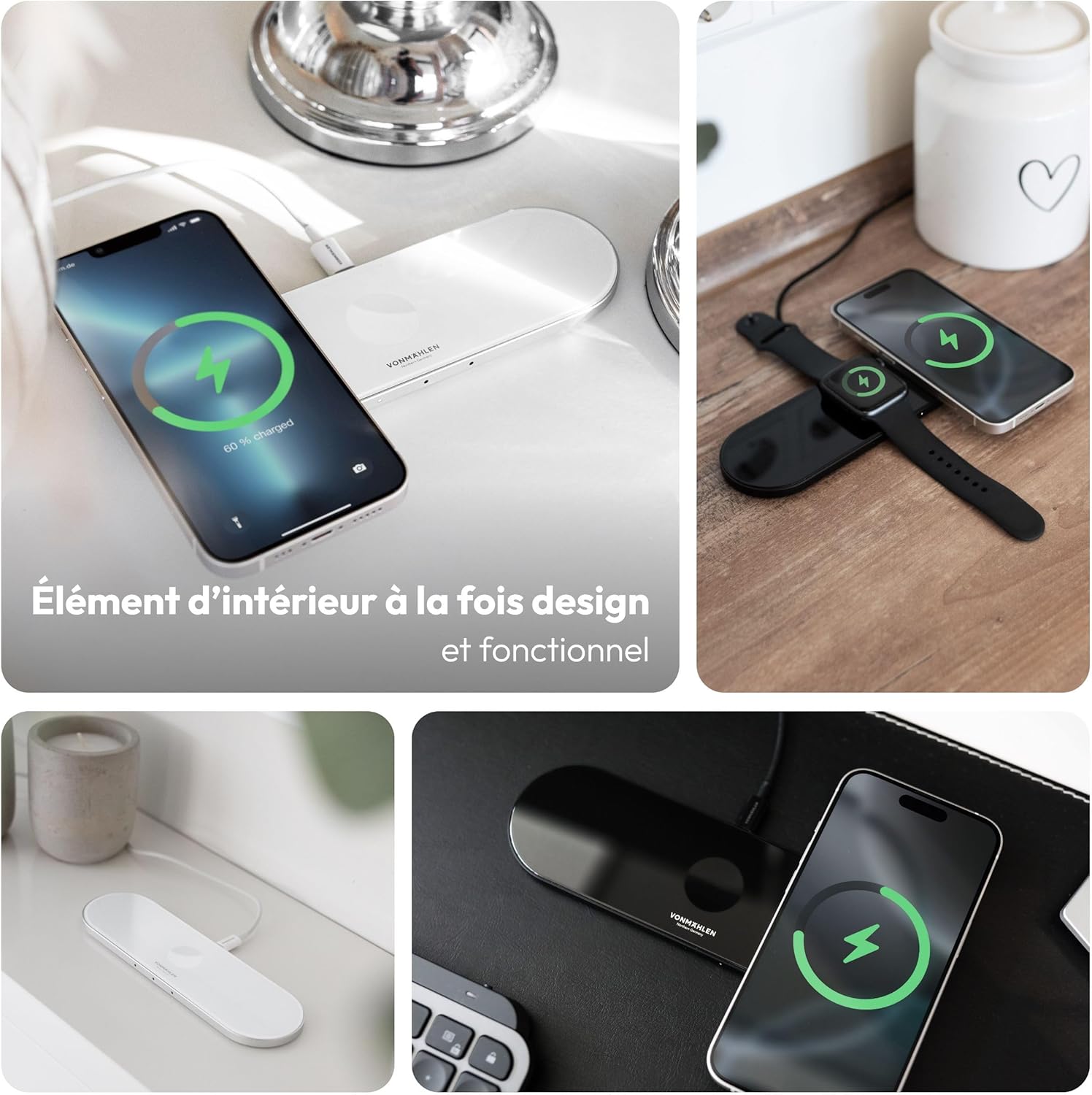 Thumbnail 4 de Vonmählen Aura Home: Station de Recharge sans Fil 3 en 1 compatible MagSafe