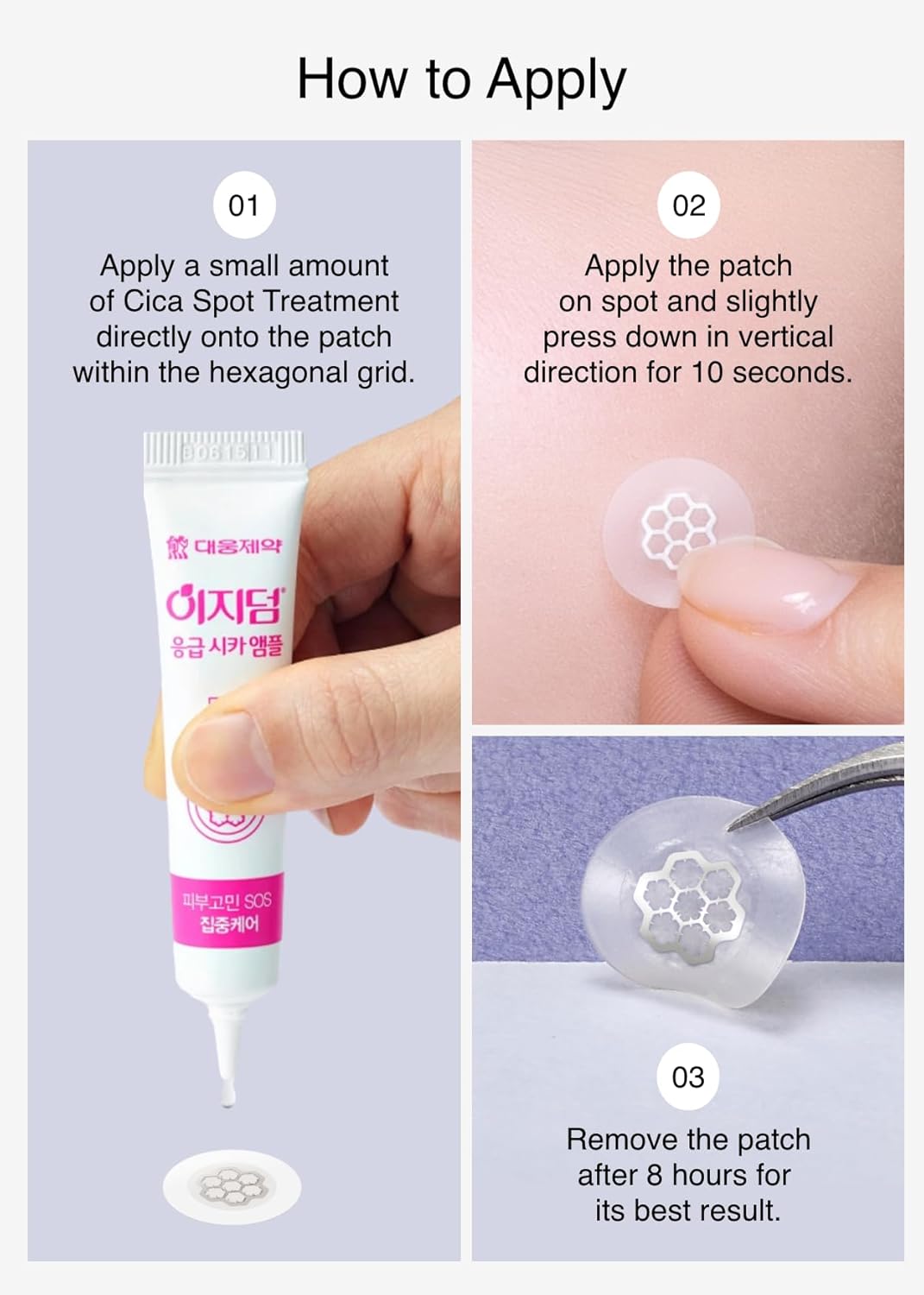 Thumbnail 6 de EasyDerm Quick Calming Magnesium Patches – Hydrocolloid Acne Spot Treatment
