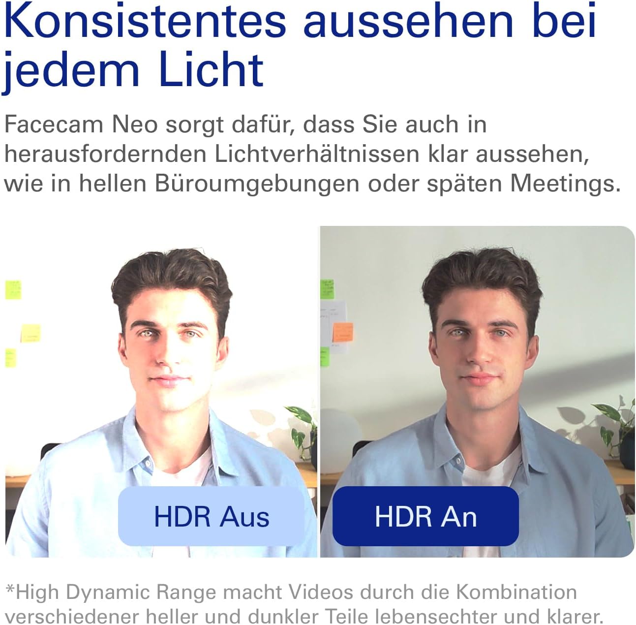 Thumbnail 4 de Elgato Facecam Neo – Full-HD-Webcam mit Sichtschutz, HDR und Plug & Play
