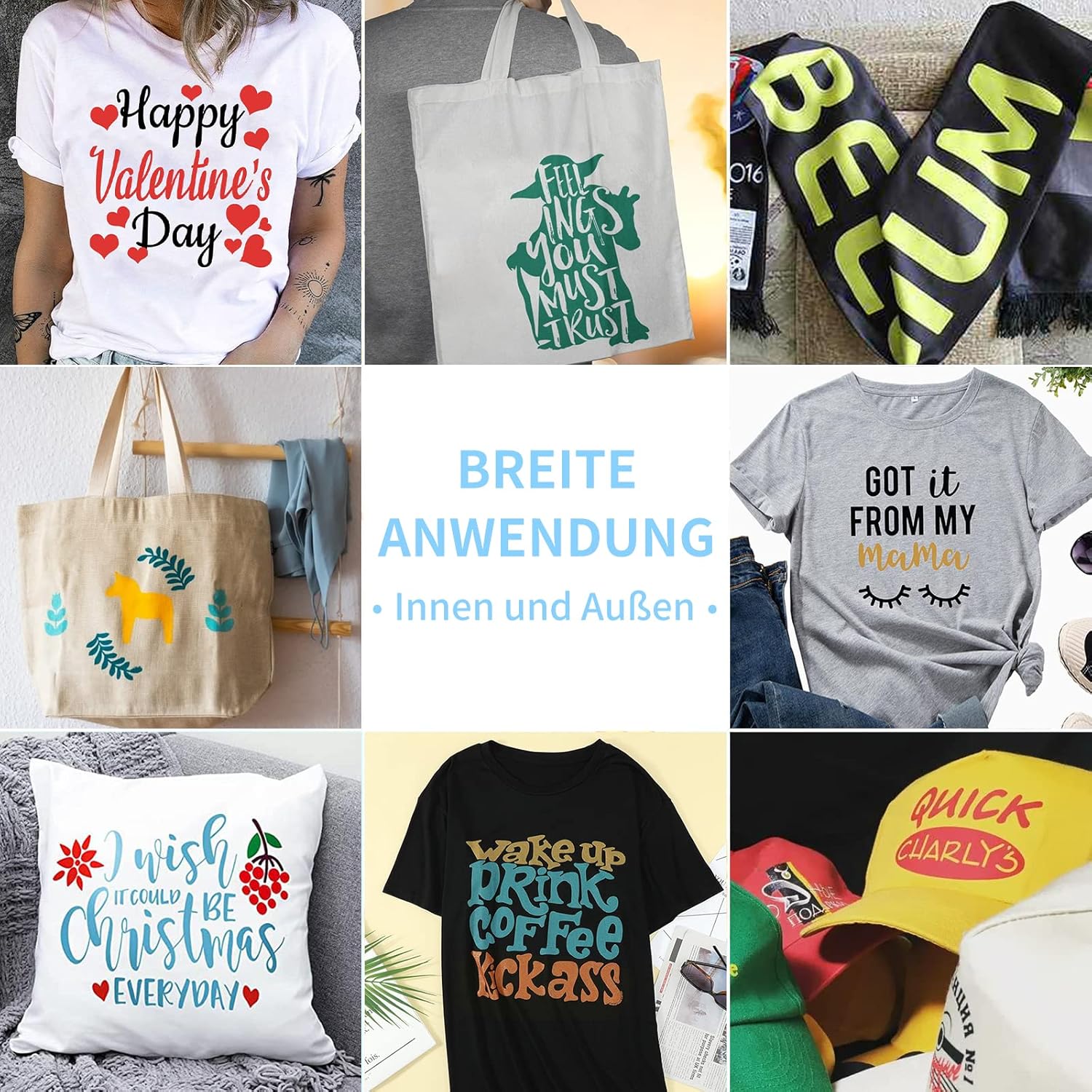 Thumbnail 5 de Lya Vinyl Plotterfolie 30,5 cm zum Aufbügeln 👕