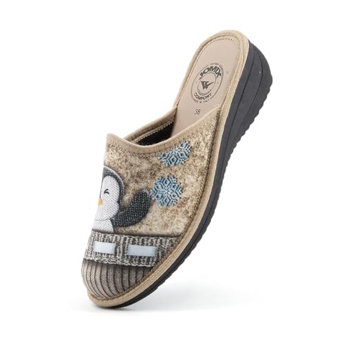 Detalle de JOMIX chaussons femme talon compensĂ© đ·