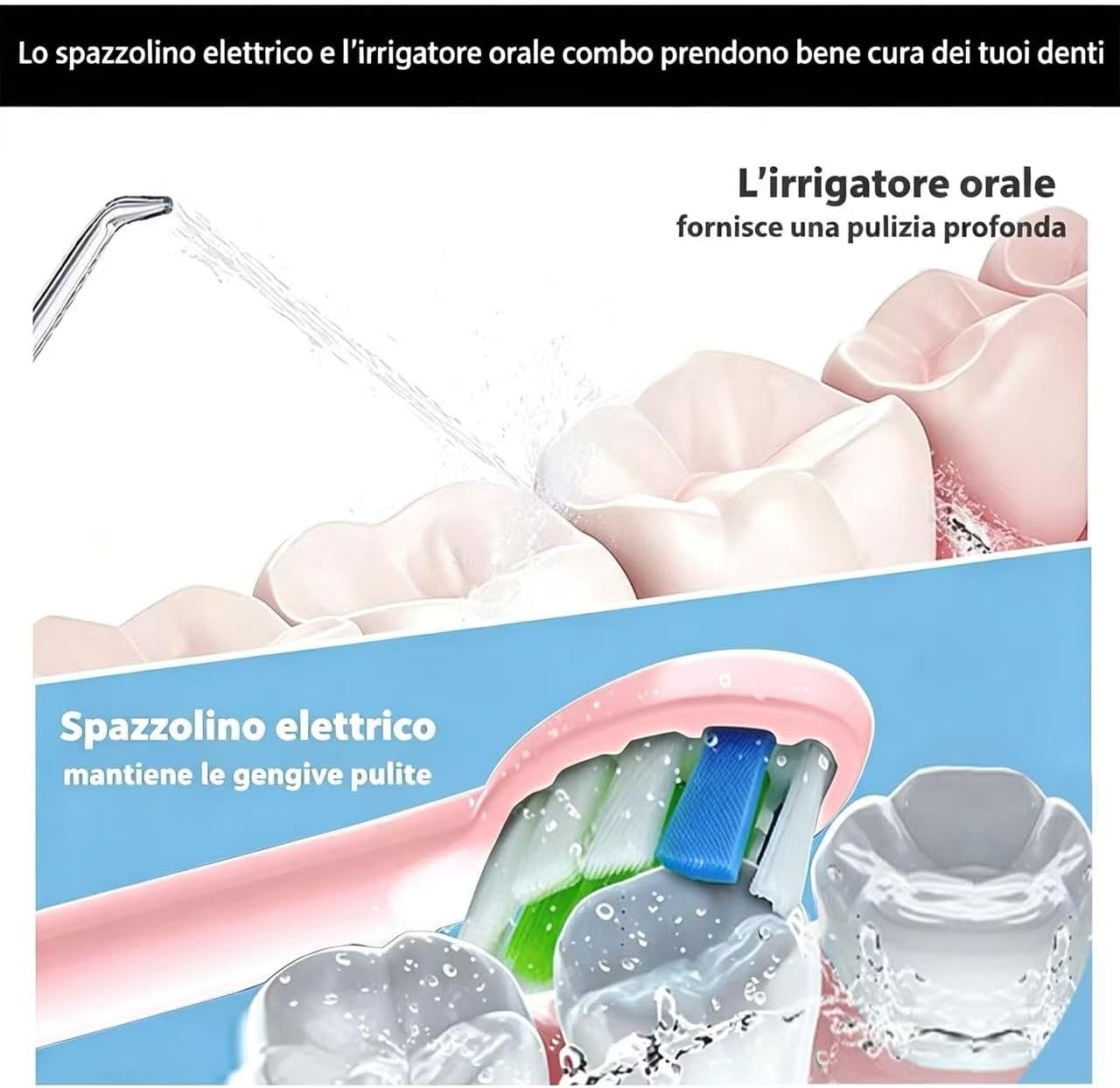 Thumbnail 4 de Kit 2‑in‑1 pulizia orale con spazzolino e filo interdentale