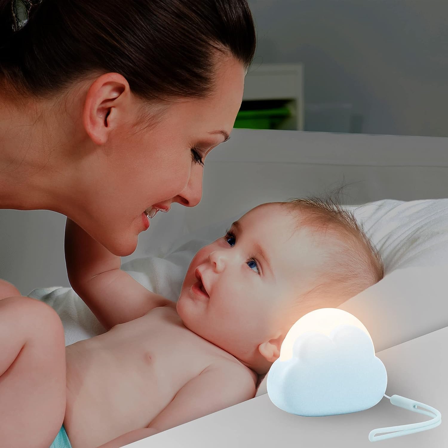 Thumbnail 3 de Annmore Baby Night Light Cloud: Rechargeable Nursery Lamp for Calmer Nights