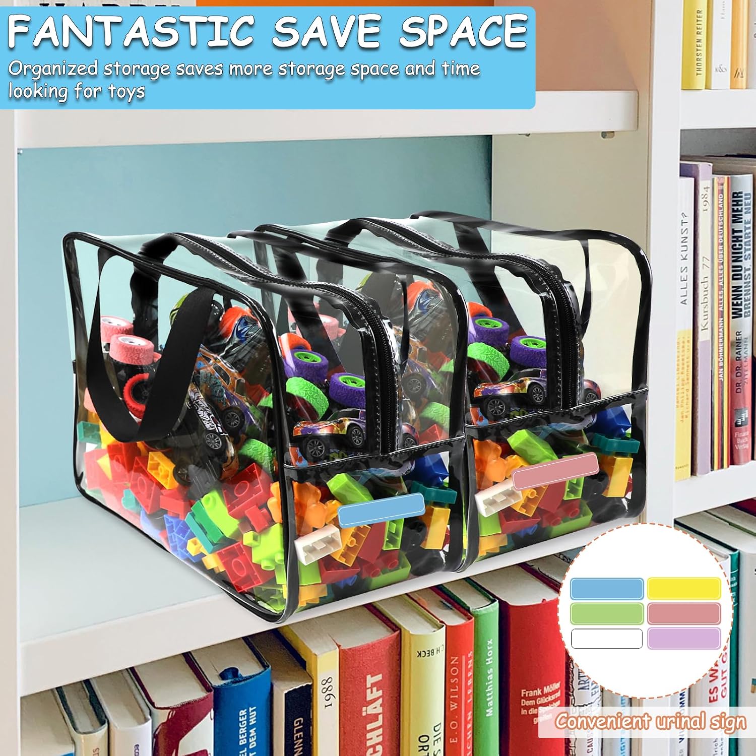 Thumbnail 3 de Extra Large Toy Storage Bags 12.6x9.25
