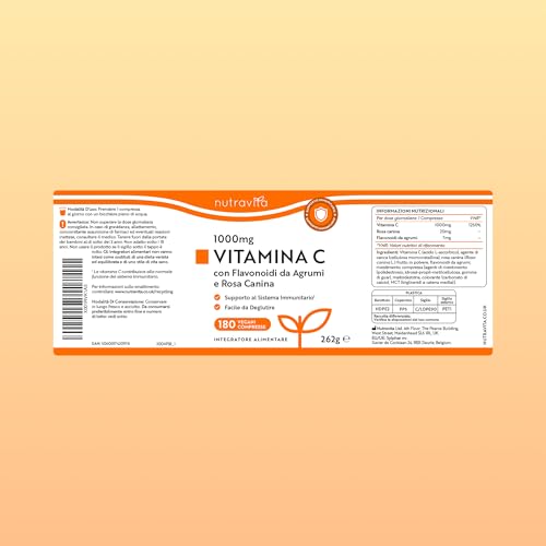 Thumbnail 11 de Nutravita Vitamina C 1000mg - 6 mesi: integratore vegano per immunità e energia