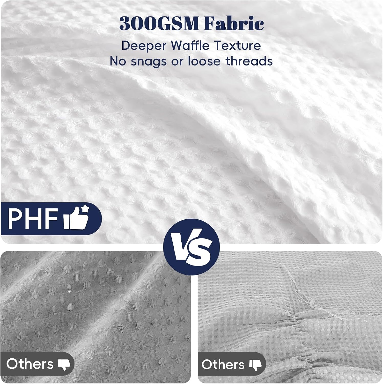 Thumbnail 3 de PHF Waffle Comforter Set King