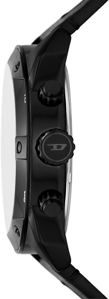 Thumbnail 2 de Diesel Spiked Herren Uhr – Quarz-Chronograph mit Lederarmband und Faltschließe