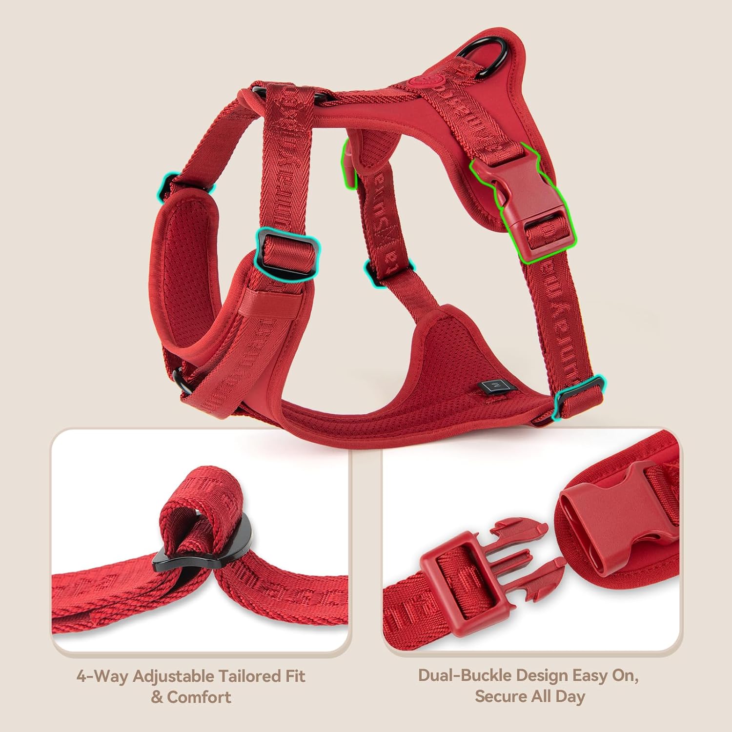 Detalle de Sunraymascota Dog Harness, Lycra