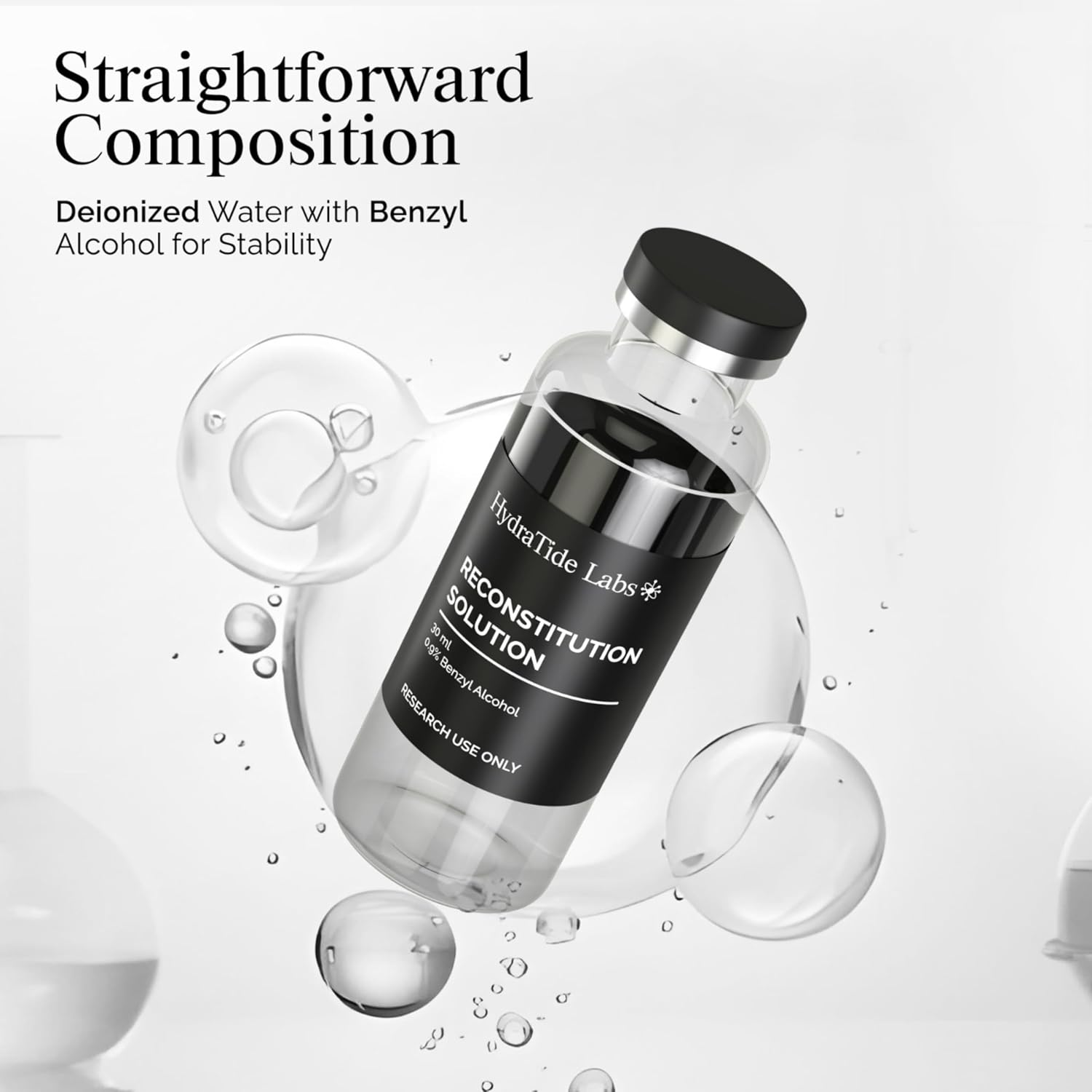 Detalle 2 de Premium Glass Vials 30 mL 2 Pack Triple Protection