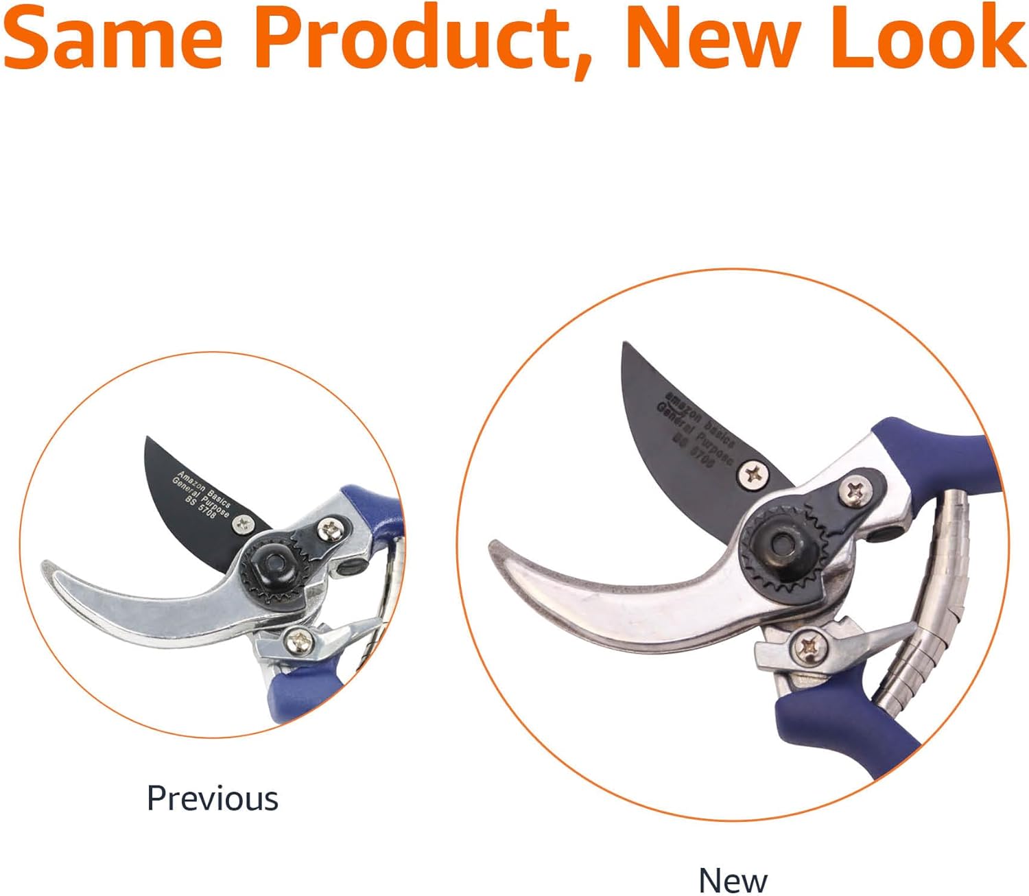 Thumbnail 5 de Amazon Basics Secateurs/ Pruning Scissors, Garden Tools Blue