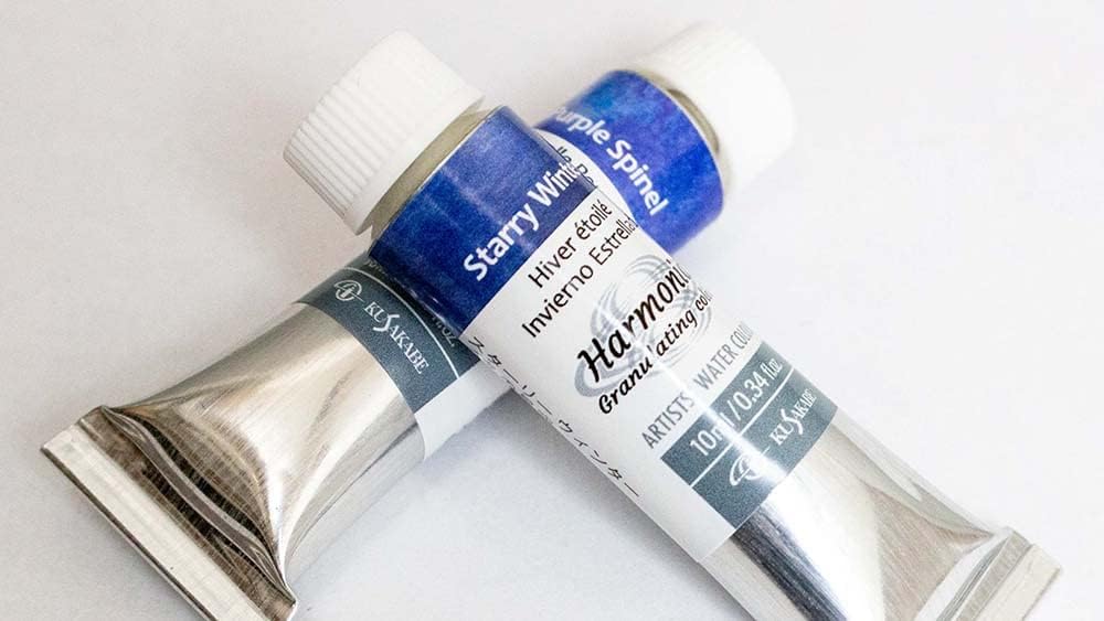 Detalle 2 de クサカベ ハルモニア パープルスピネル 透明水彩絵具 10ml(4号)チューブ