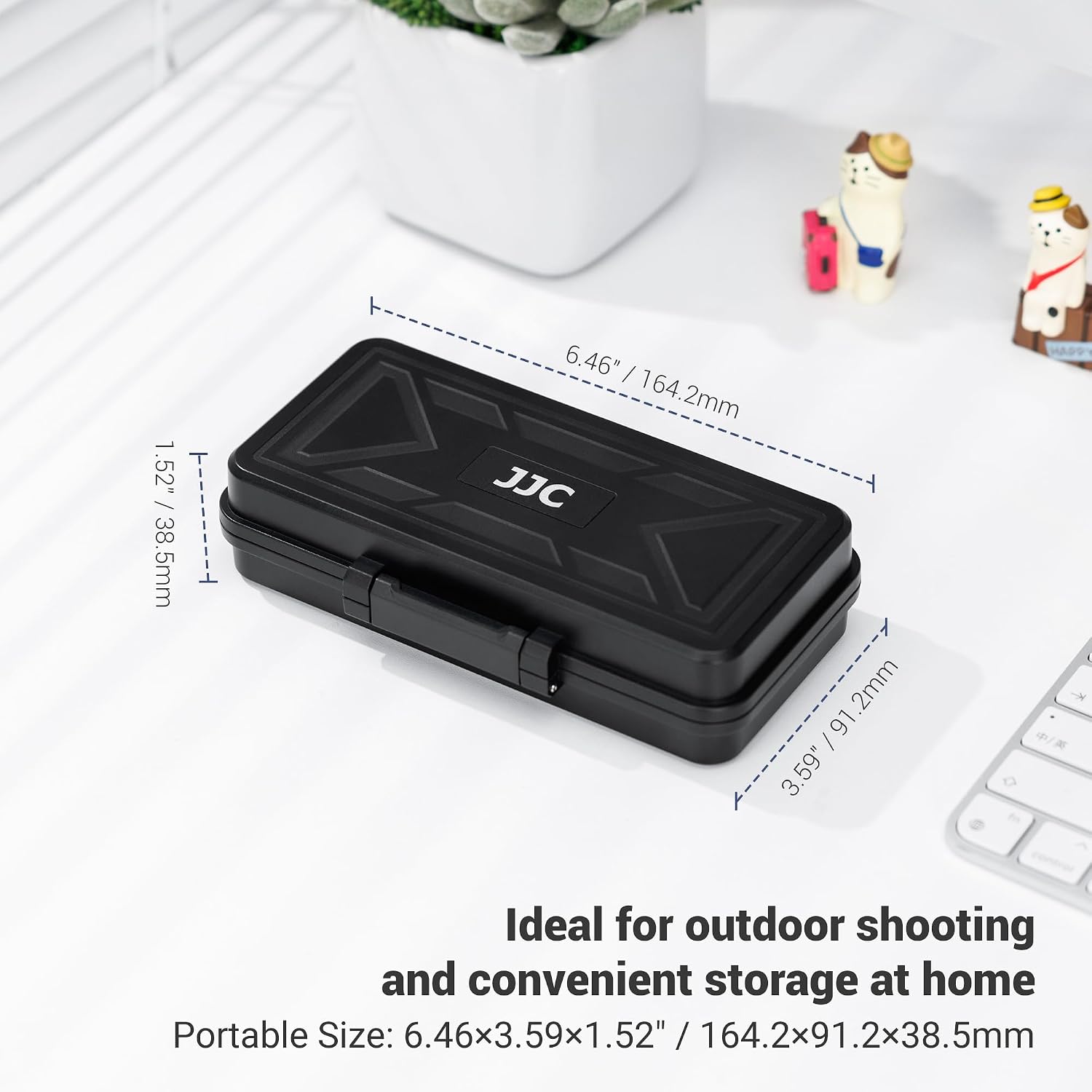 Detalle 1 de JJC 3IN1 Memory Card Case 3 battery slots