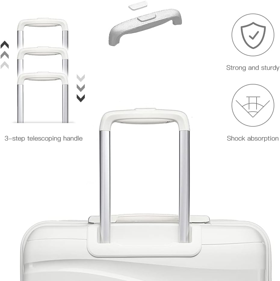 Detalle 1 de Kono Maleta de Cabina de Mano Ligera con Cerradura TSA ✈