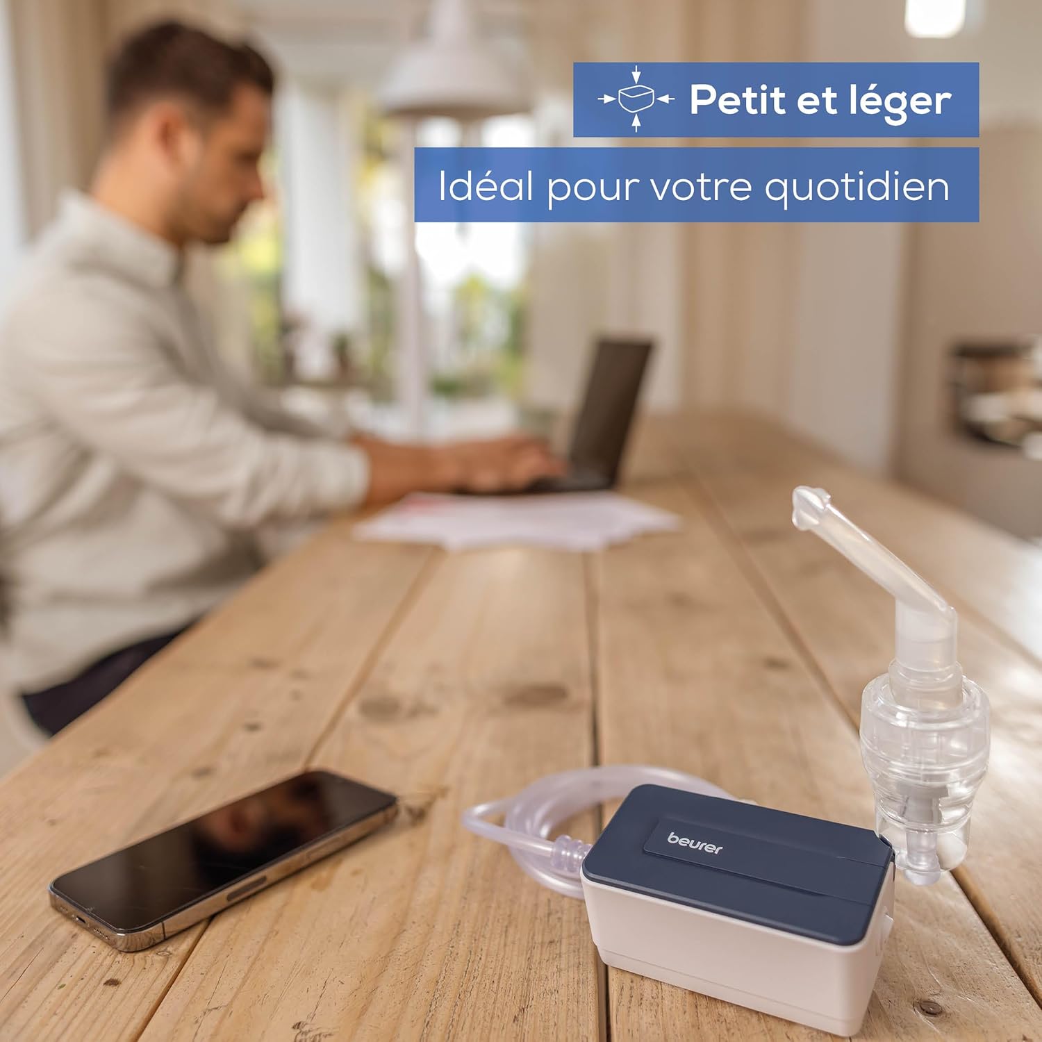Detalle 2 de Beurer IH 15 inhalateur compact pour nébulisation