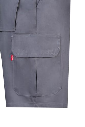 Detalle de VELILLA 344 Bermudas Multibolsillos Gris, Talla 46