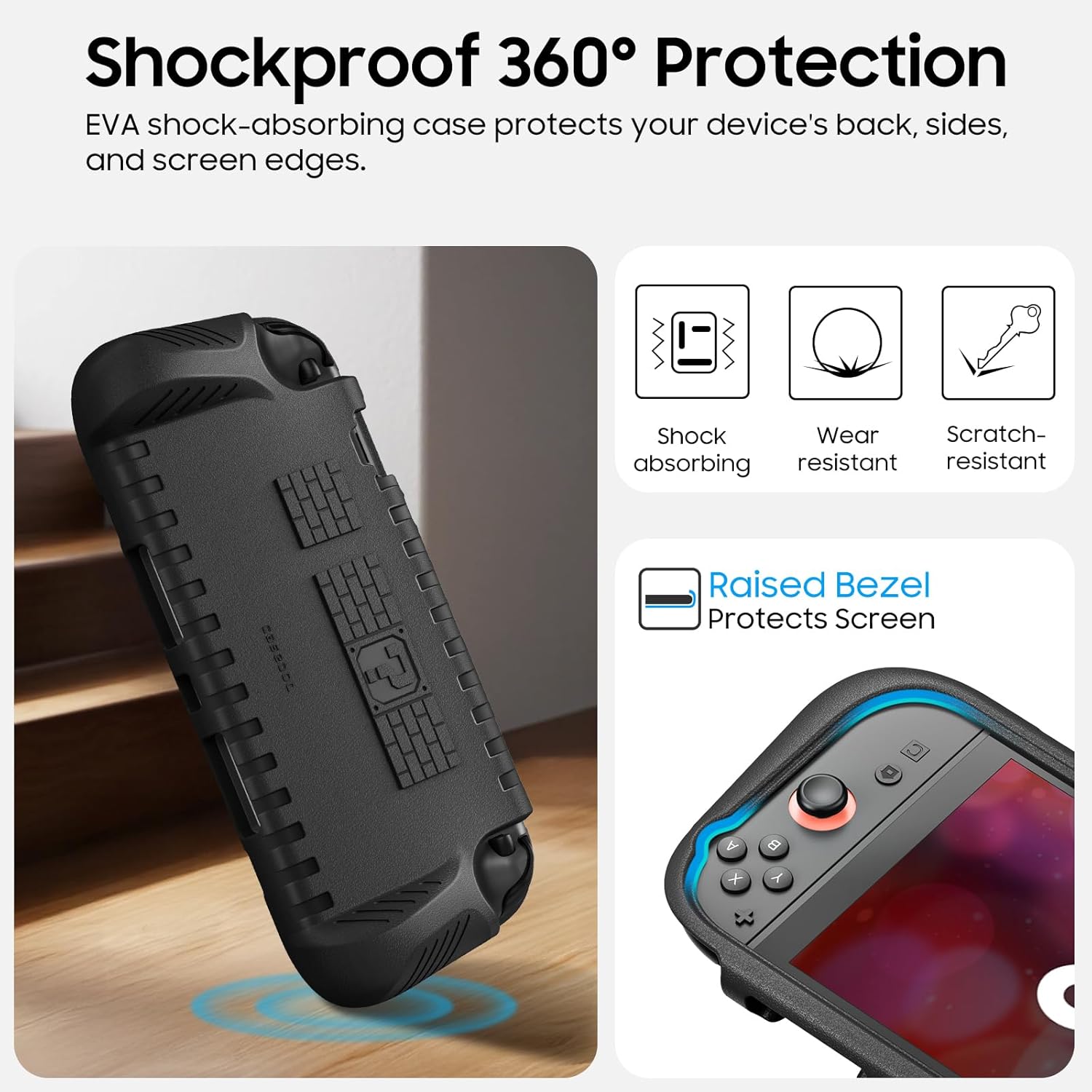 Thumbnail 6 de FINTIE Ultralight Case for Nintendo Switch 2 (2025) with Game Card Slots – Shockproof, Ergonomic Grip