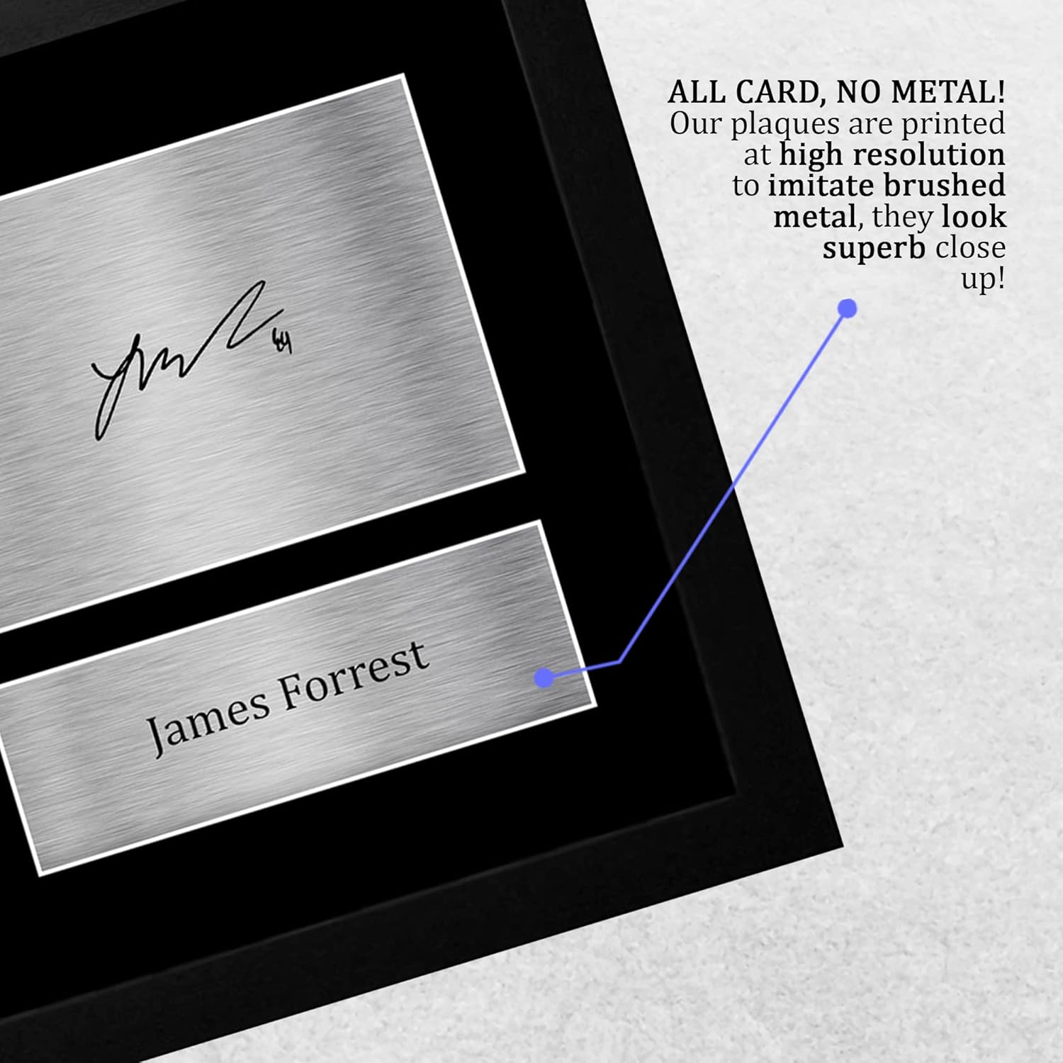 Thumbnail 4 de HWC Trading FR A4 James Forrest Celtic gifts framed printed autograph picture (A4)