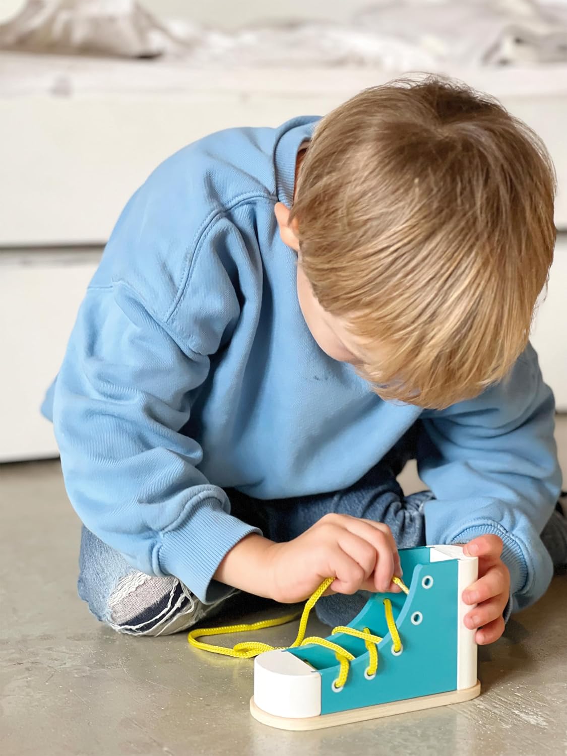 Detalle de Small Foot 6475 — Chaussures à enfiler colorées, set de 2 (à partir de 3 ans)