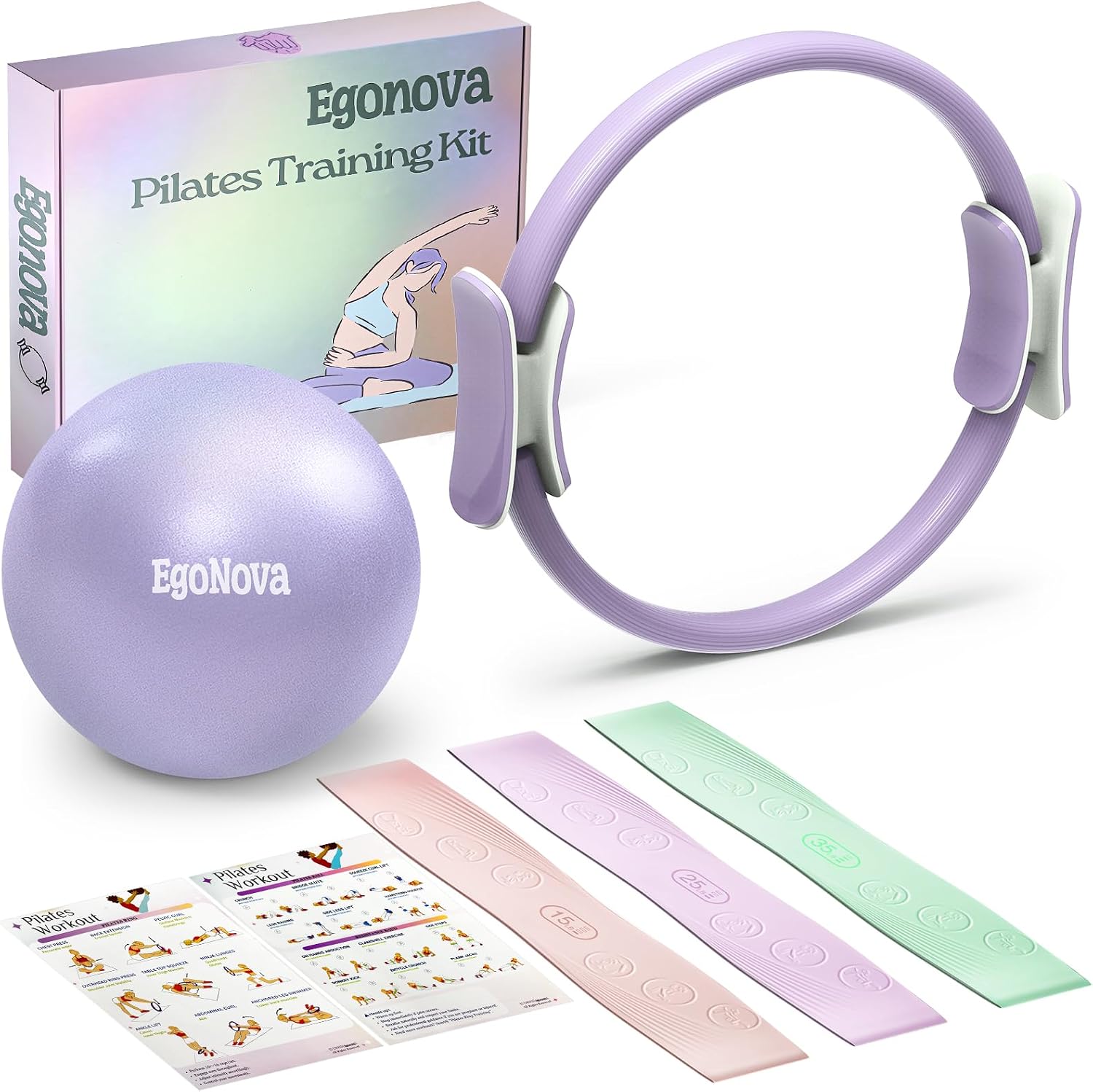 Detalle de EgoNova Pilates Ring Set 14-Inch