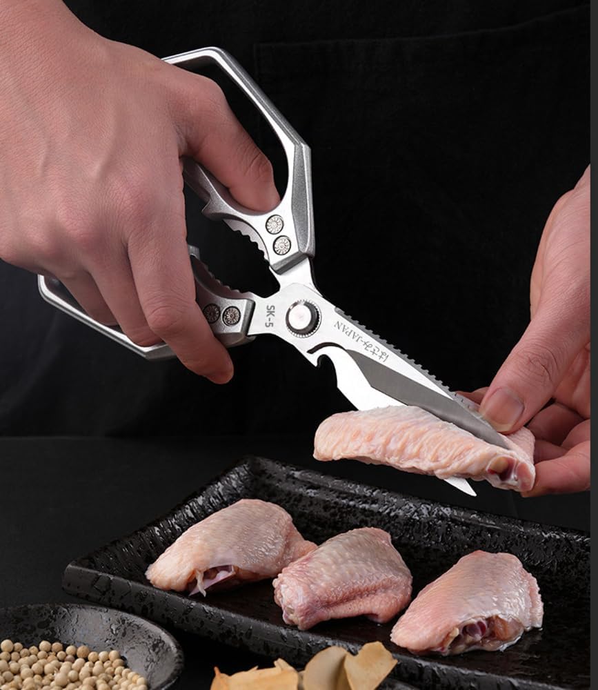 Detalle de Premium Kitchen Scissors: Heavy-Duty Stainless Steel Kitchen Shears