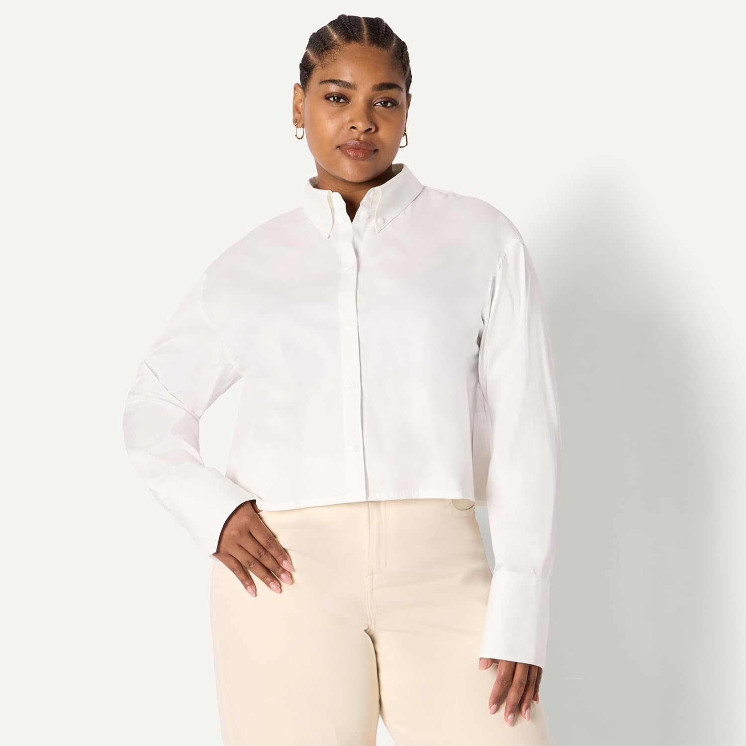 Thumbnail 5 de Oversize Popelinehemd für Damen mit Knopfleiste – Amazon Essentials Damen Demis Favorit