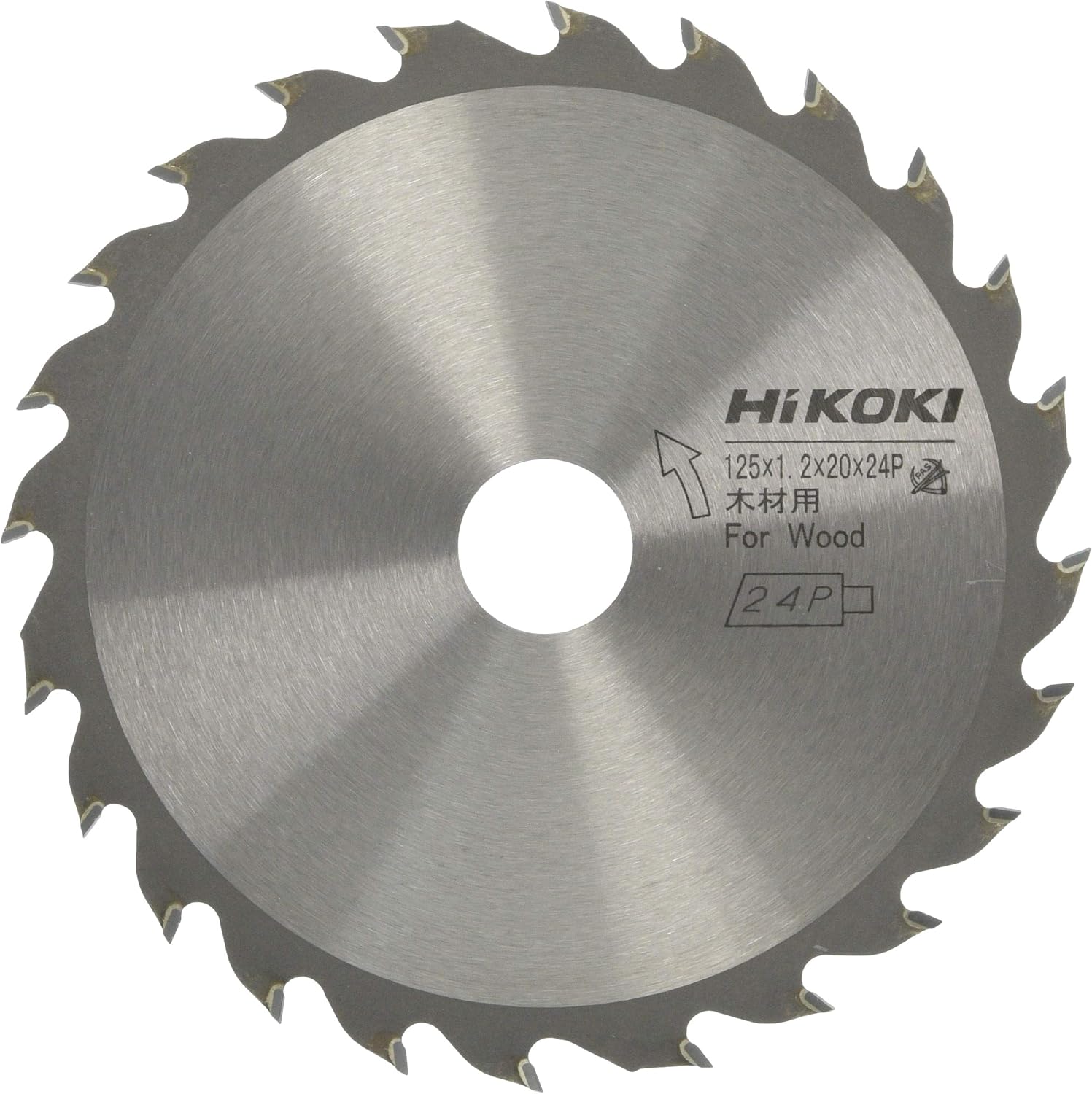 Detalle de HiKOKI 0040-2525 木材用チップソー 125mm・40枚刃・集じん丸のこ用