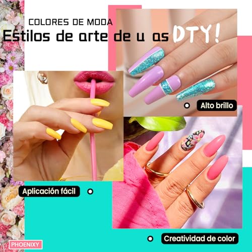 Detalle 2 de Phoenixy 162 Esmaltes Semipermanentes Kit 🖌