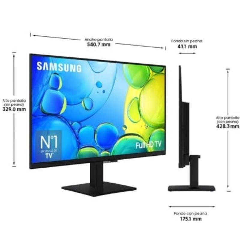 Detalle 2 de Samsung TV LED TU24F6005FK 24" Full HD 60 Hz: inteligente, compacto y apto para espacios pequeños
