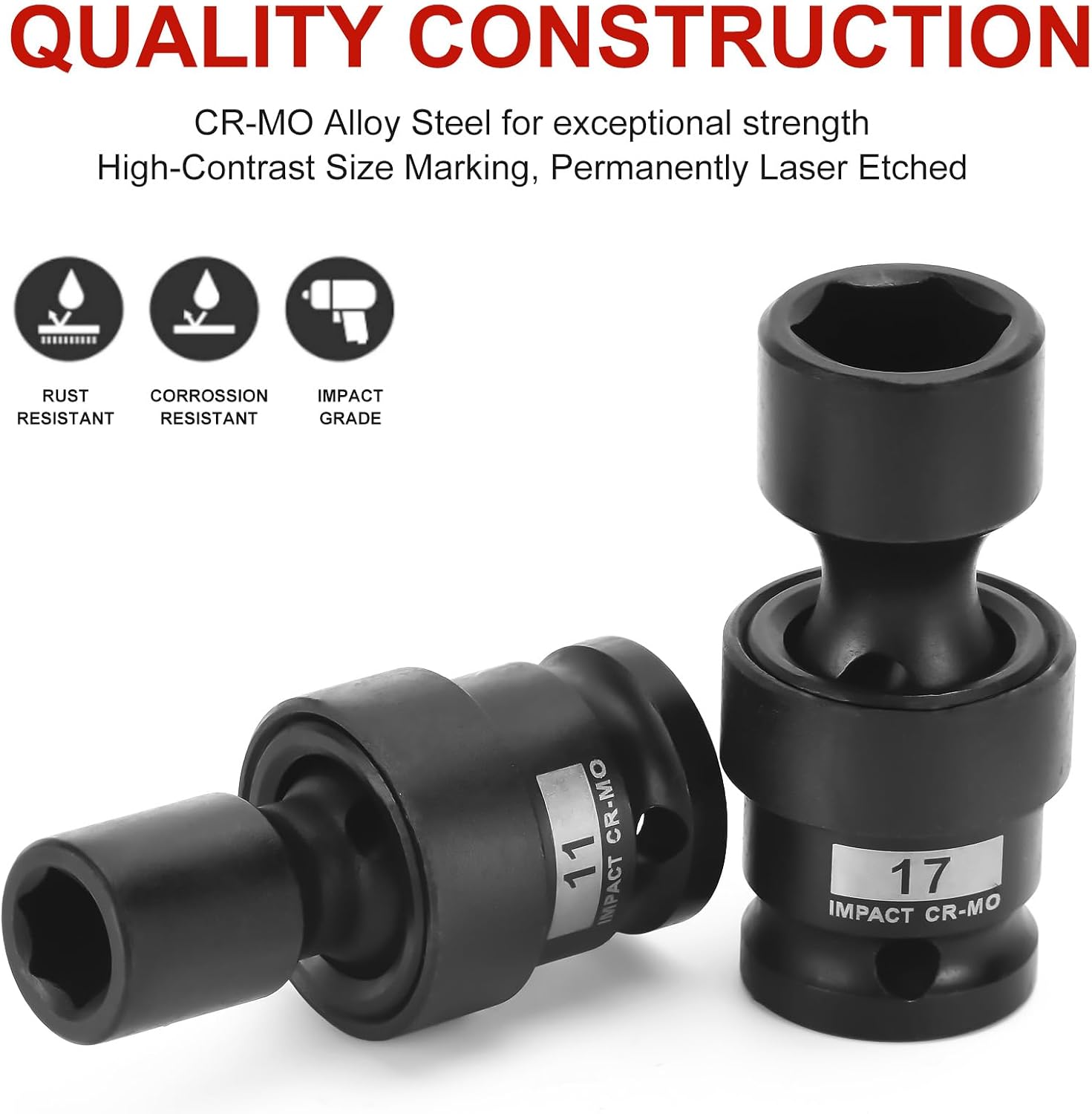Thumbnail 3 de AOBEN 18pcs Impact Socket Set