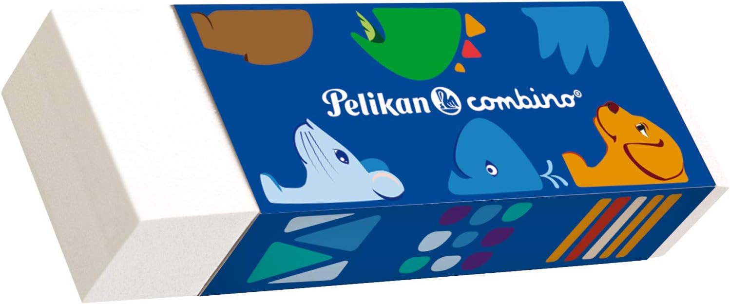 Detalle de Pelikan combino Set: Schreiblernbleistift, Radiergummi und Spitzer – pink