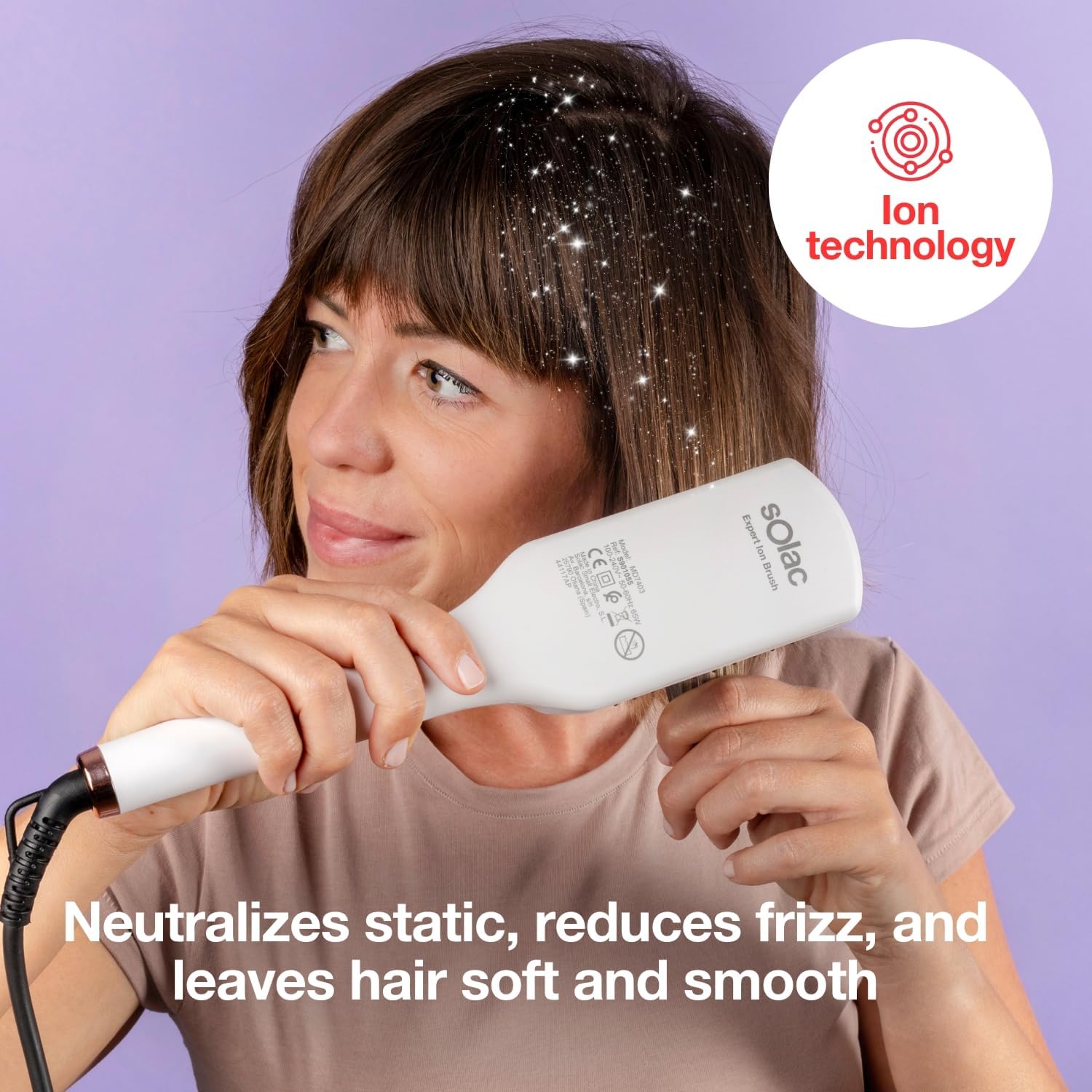 Detalle de Solac Expert Ion Brush brosse lissante 65W 💇♀