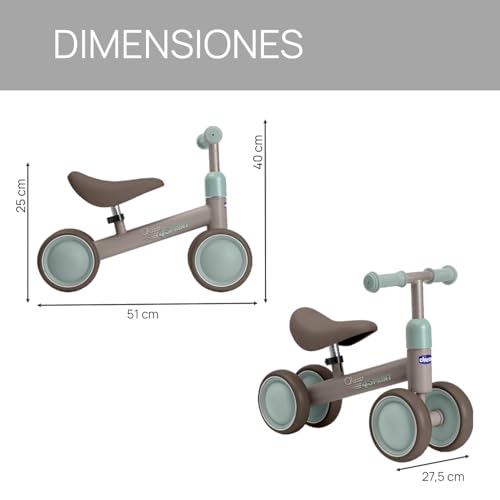 Thumbnail 1 de Chicco Triciclo Bebé 1 Año 🚲 Juguete sin Pedales