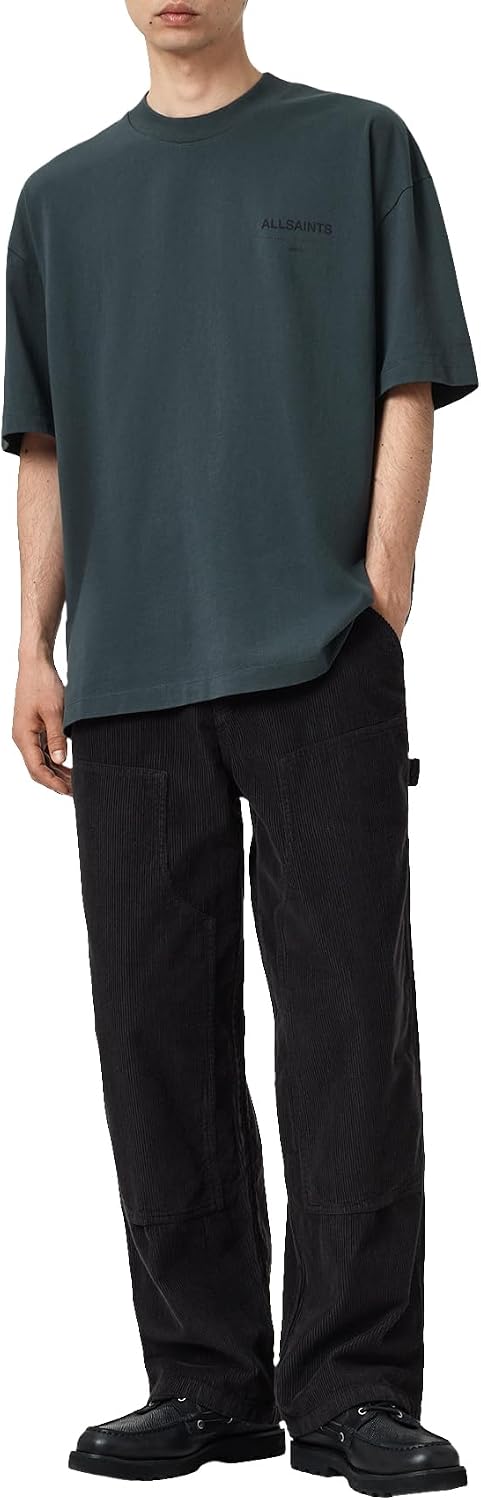Detalle de AllSaints Homme Future SS Crew — Débardeur premium à coupe contemporaine