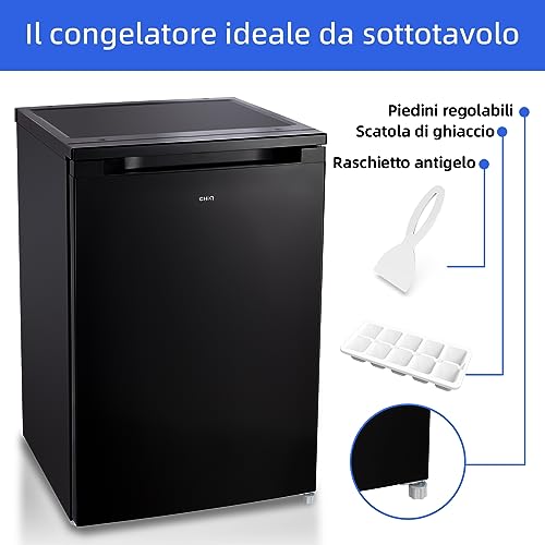 Detalle de CHiQ CSD90D4D Mini Congelatore verticale 85L: compatto, silenzioso e affidabile