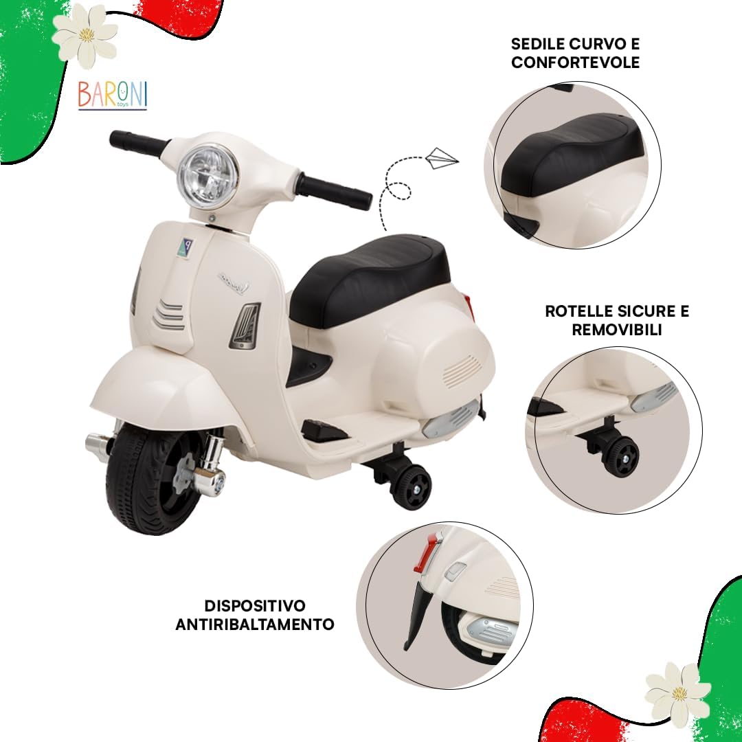 Thumbnail 3 de Baroni Toys Vespa elettrica 6V 3 km/h