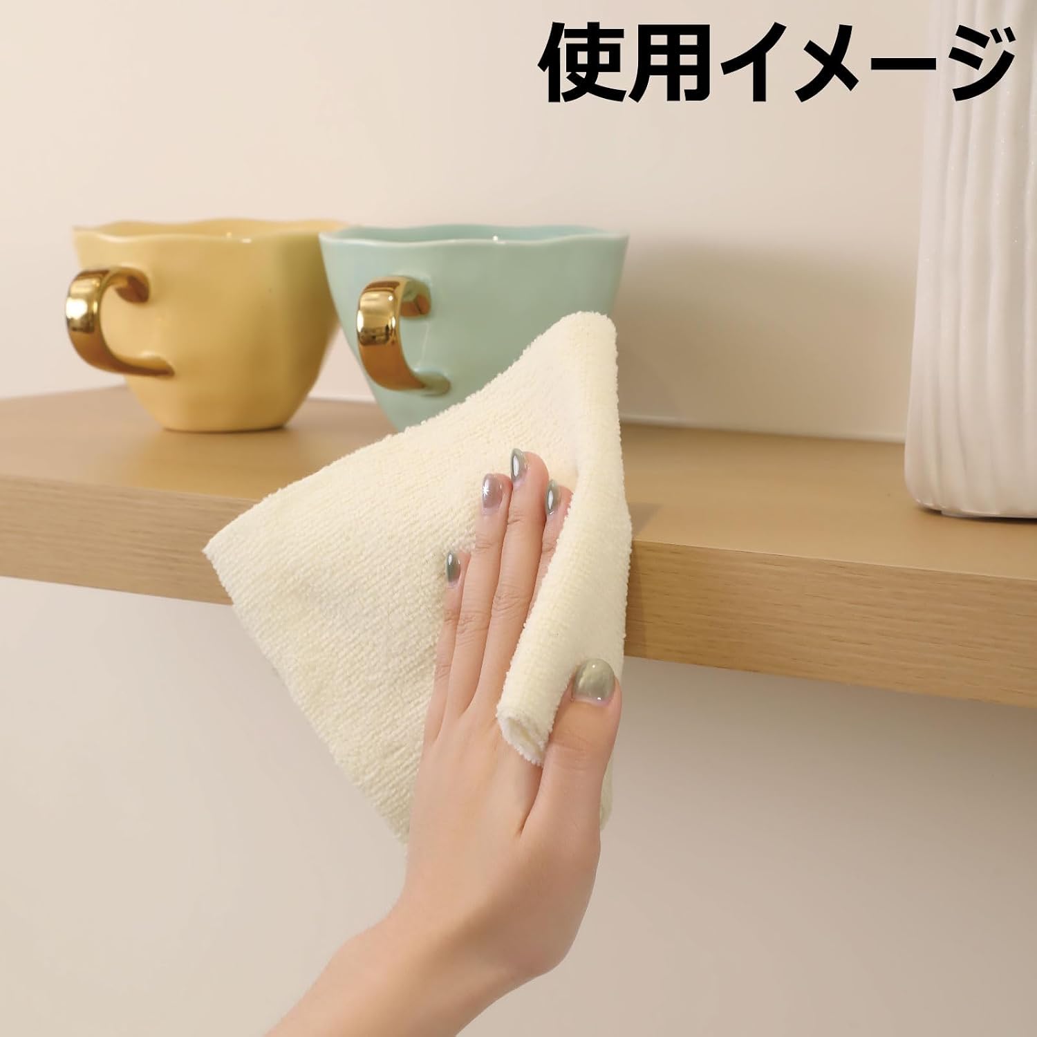 Detalle 2 de Fantasticlean マイクロファイバークロス ロール式40枚 30×30cm 洗って繰り返し使える