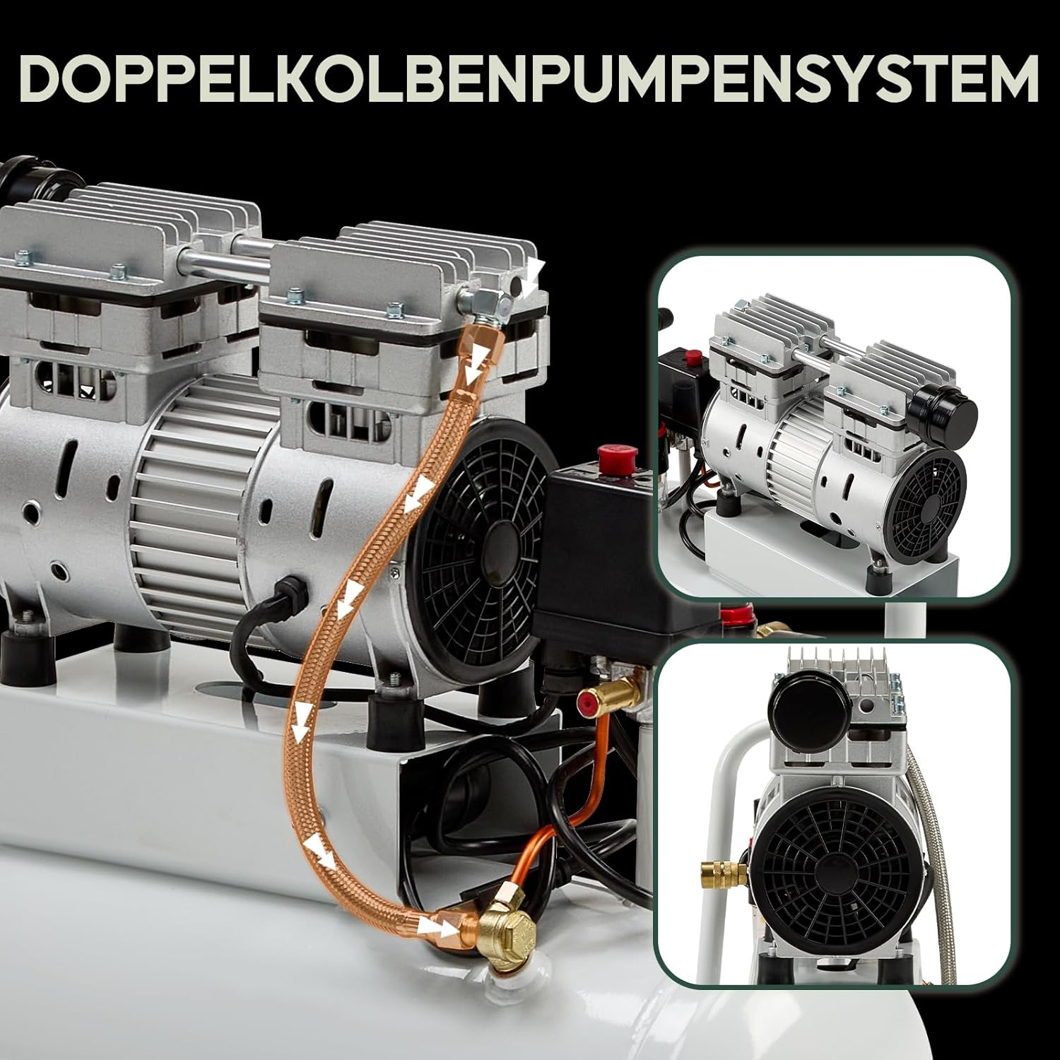 Thumbnail 4 de LUXOAK Luftkompressor 30L 120 PSI