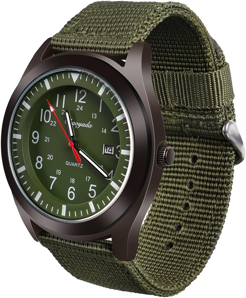 Detalle de Vicloon Herren Armbanduhr, Quarzuhr Armbanduhr, Auto-Kalender minimalistisches analoges Zifferblatt Canvas Stoff Band Herren Uhr täglich Armbanduhr Solar Movement
Vicloon Herren Armbanduhr, Quarzuhr Armbanduhr, Au…