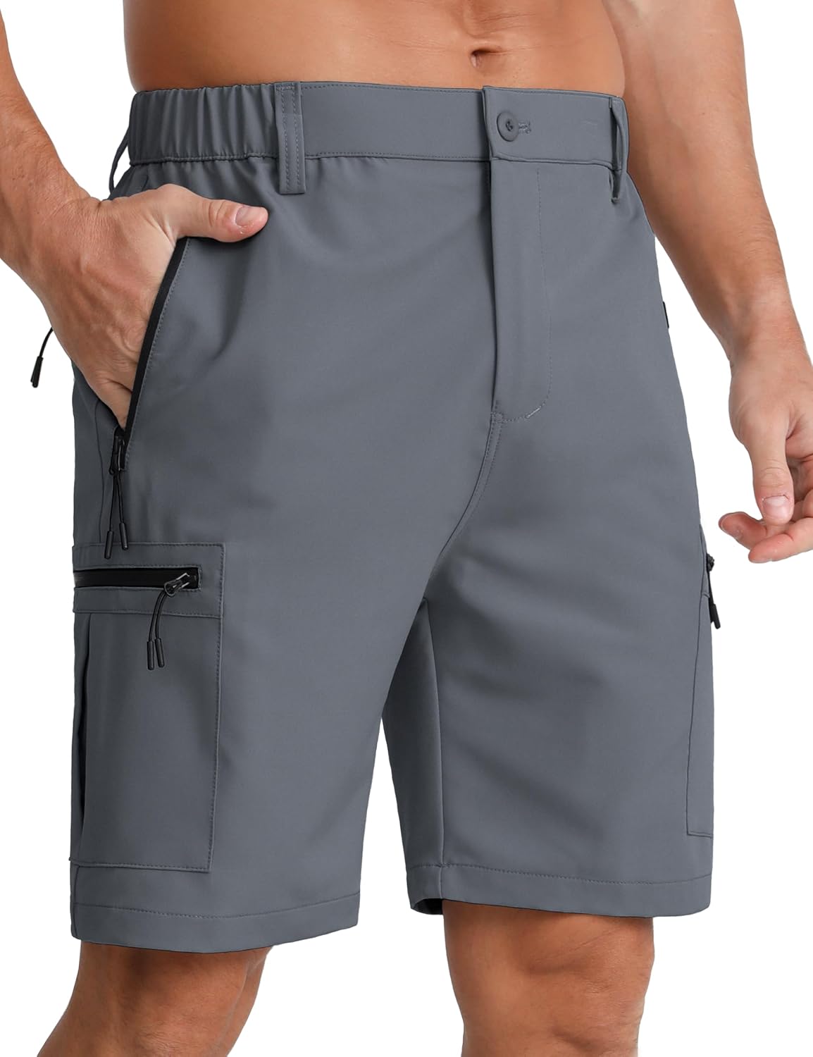 Thumbnail 6 de APTRO Mens Cargo Hiking Shorts Outdoor Lightweight Golf Casual Shorts for Men