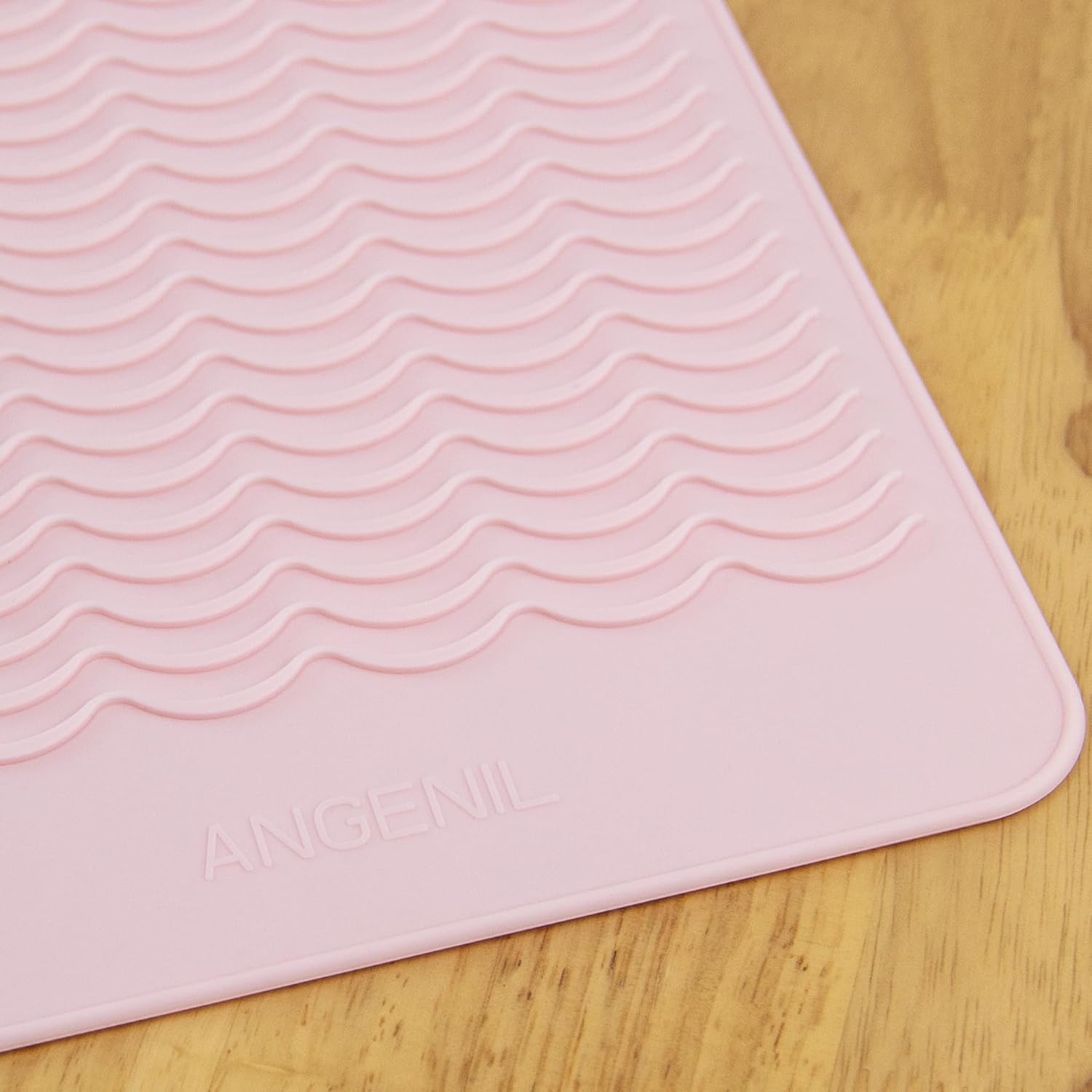 Thumbnail 1 de ANGENIL Pro Large heat-resistant silicone mat for hair straighteners and curling irons (2-in-1 travel mat)