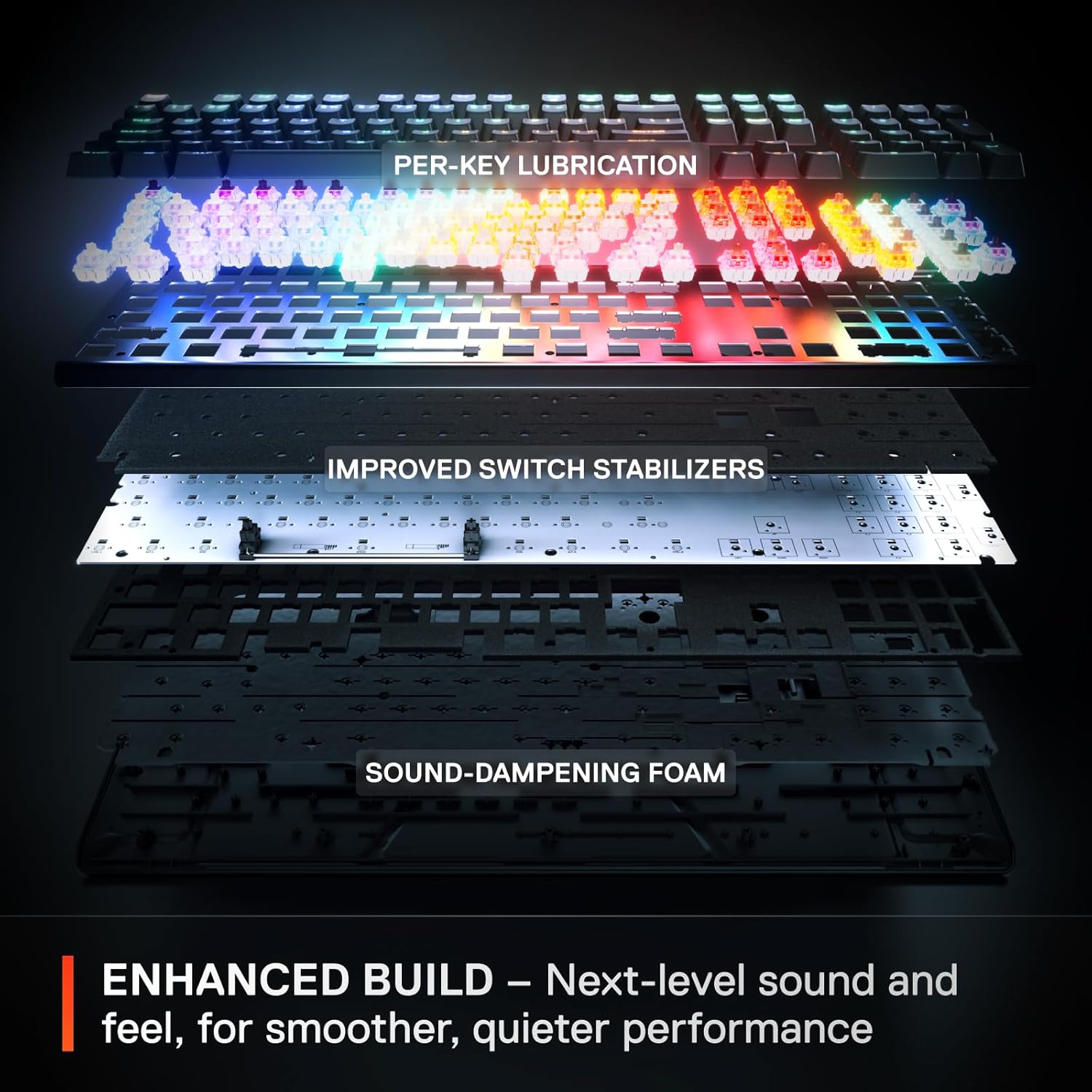 Detalle 2 de SteelSeries Apex Pro Gen 3 – Gaming-Tastatur mit Hall-Effekt-Switches und OmniPoint 3.0
